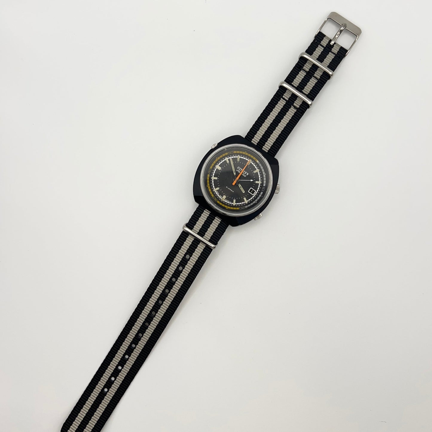 CITIZEN / シチズン Alarm Date アラームデイト ブラッキー 1970s 手巻き Ref.4-310179Y