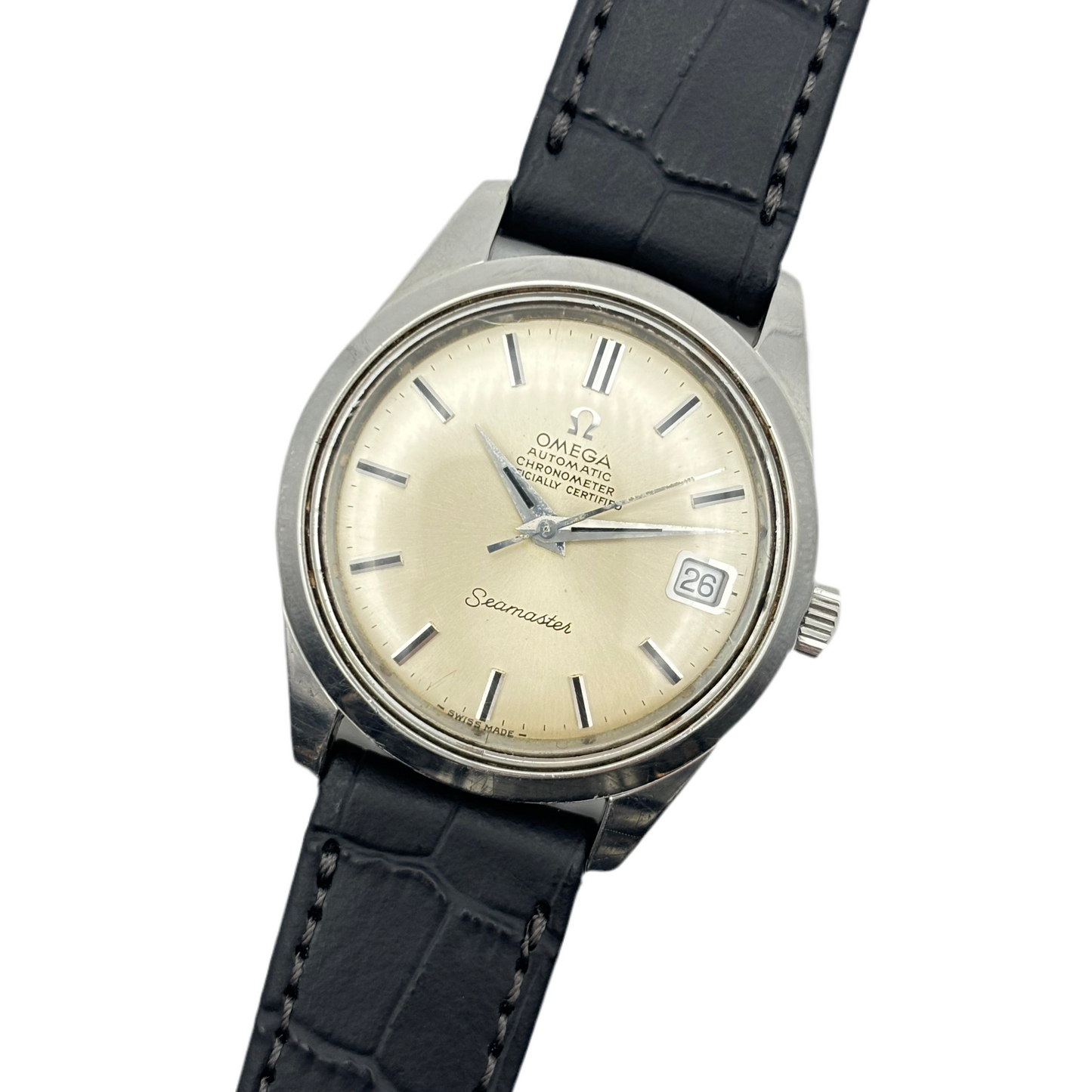 OMEGA / オメガ 腕時計 メンズ シーマスターデイト クロノメーター 自動巻き 1970年製 Ref.166.010