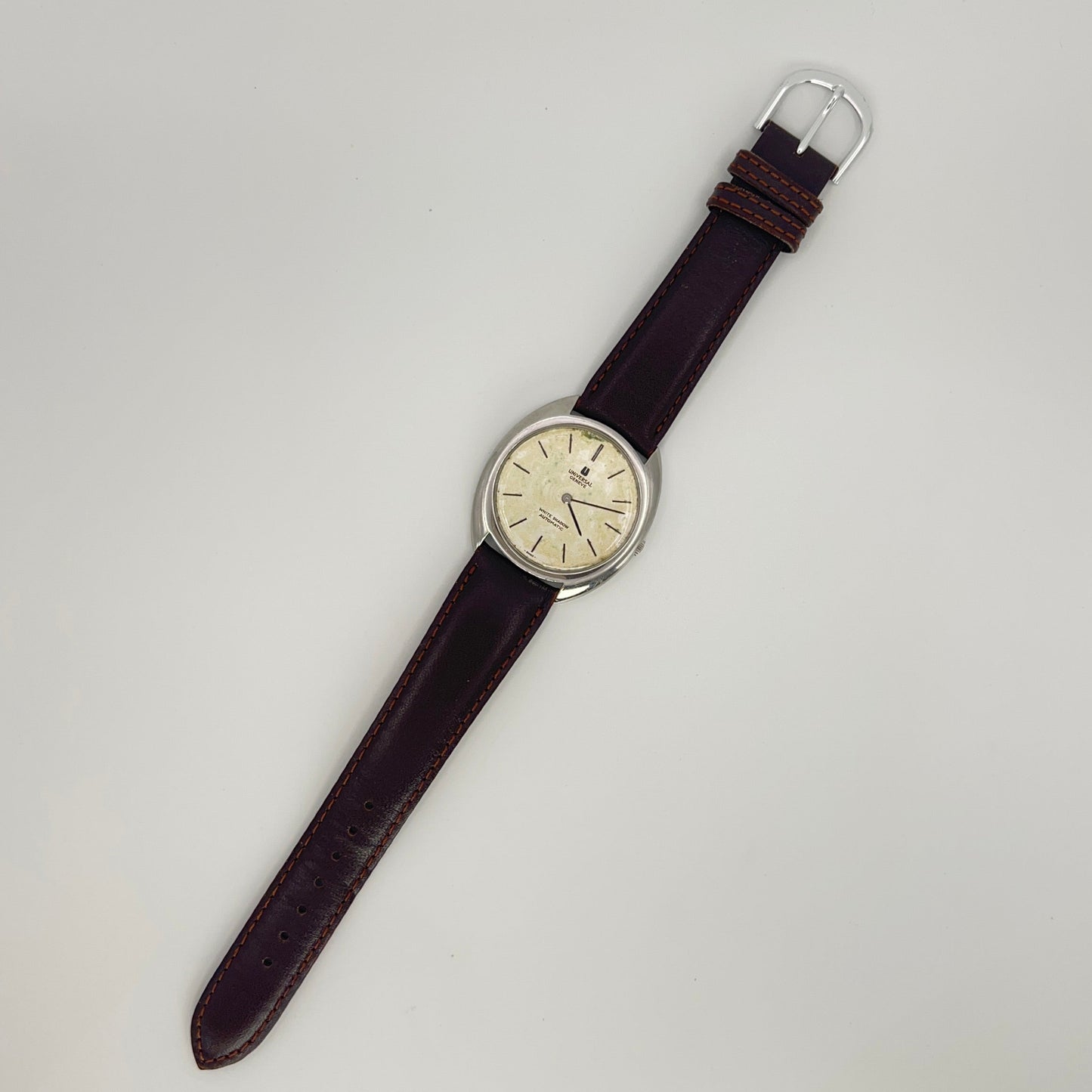 UNIVERSAL GENEVE / ユニバーサルジュネーブ ホワイトシャドウ 1970s自動巻き Ref.866 101