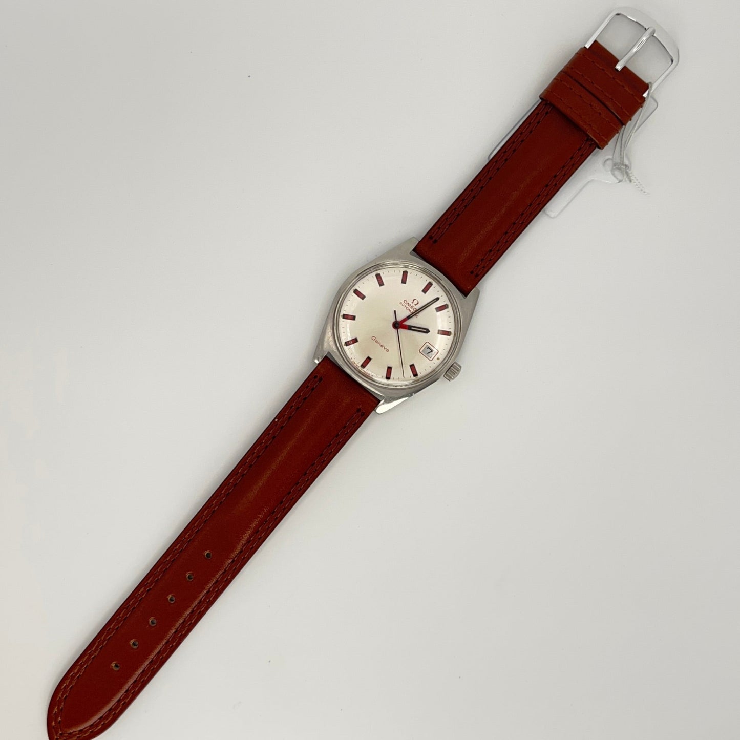 OMEGA / オメガ Geneve ジュネーブ Rare Red Hands & Indexes 1968年 自動巻き Ref.166.041