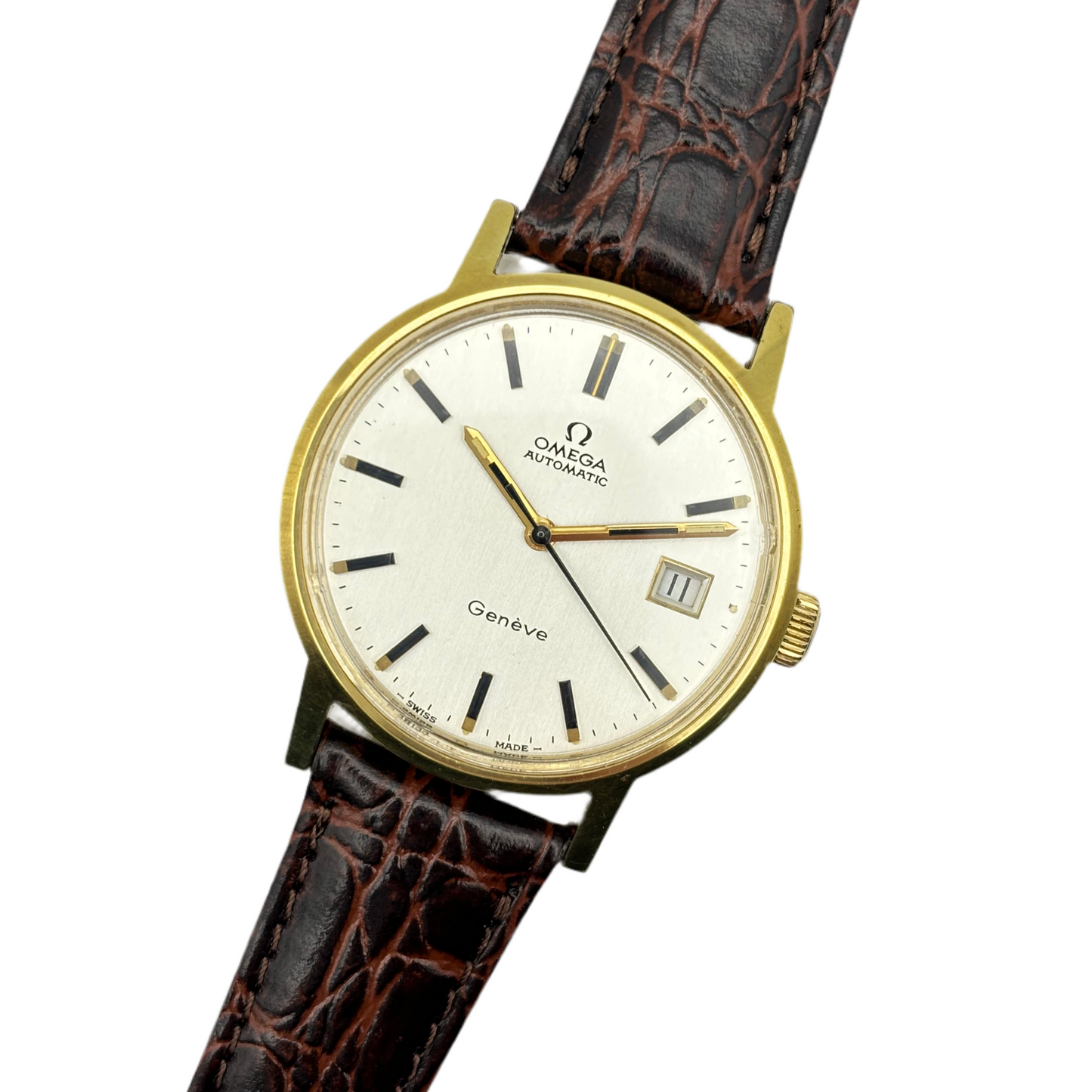 OMEGA / オメガ 腕時計 メンズ Geneve ジュネーブ ラウンド 自動巻き 1972年製 Ref.166.0098