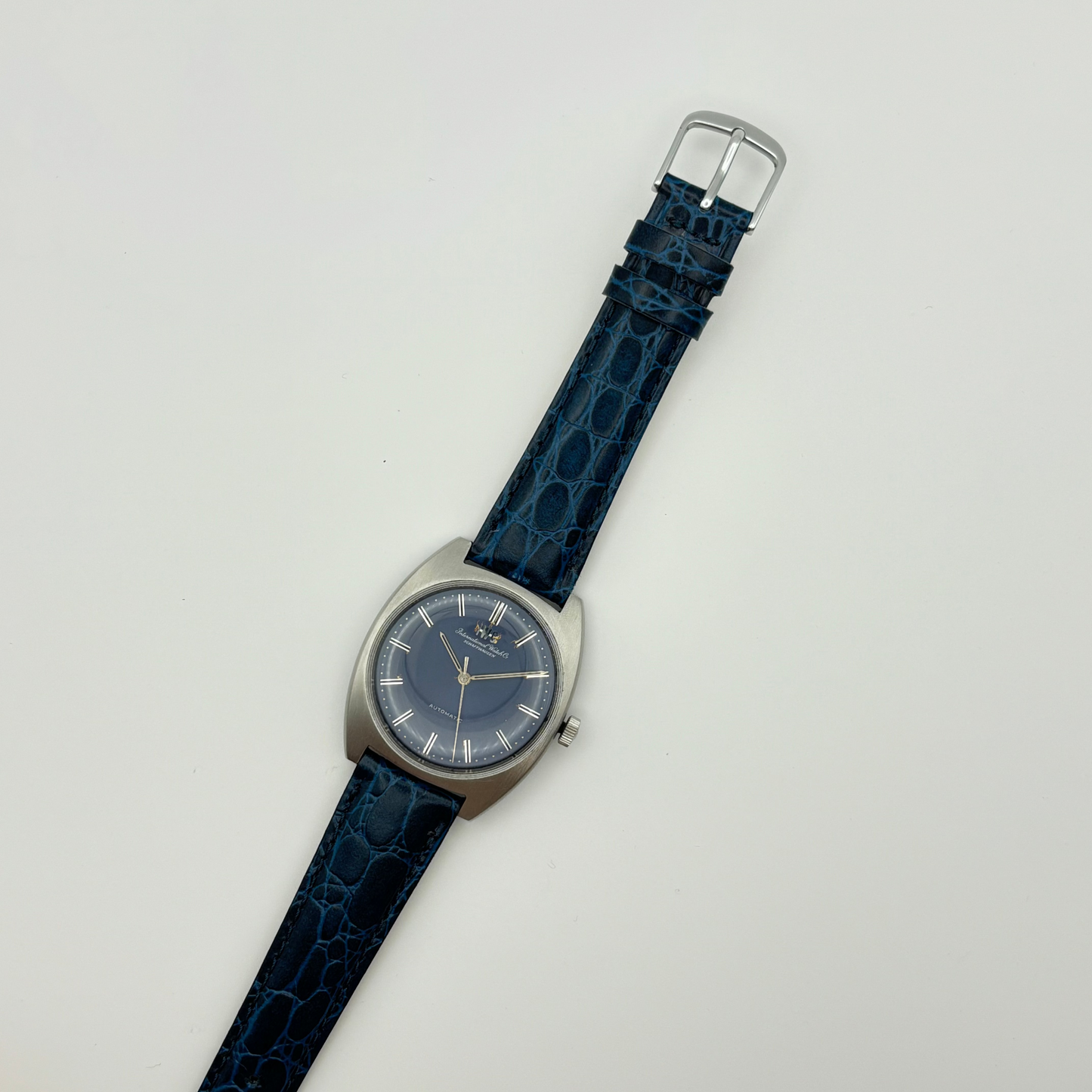 IWC シャフハウゼン 腕時計 メンズ 自動巻き Ref.1828 Cal.C.854B 浮きロゴ 青文字盤