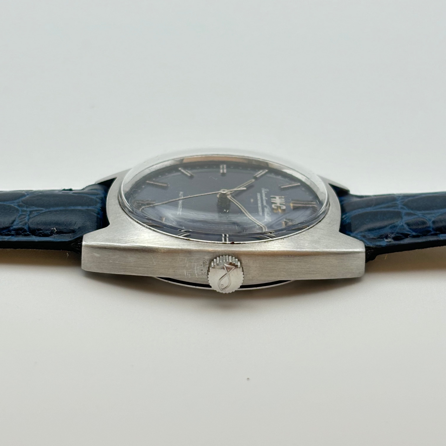 IWC シャフハウゼン 腕時計 メンズ 自動巻き Ref.1828 Cal.C.854B 浮きロゴ 青文字盤