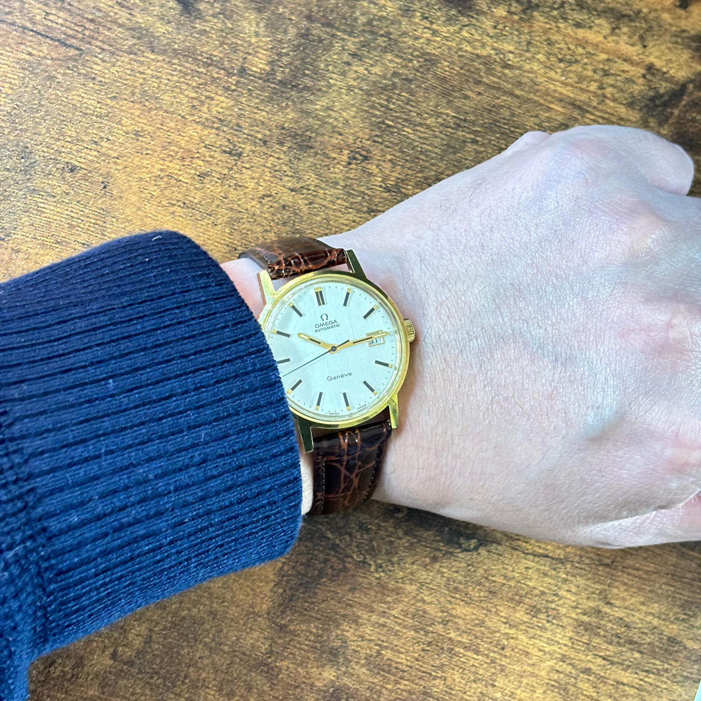 OMEGA / オメガ 腕時計 メンズ Geneve ジュネーブ ラウンド 自動巻き 1972年製 Ref.166.0098