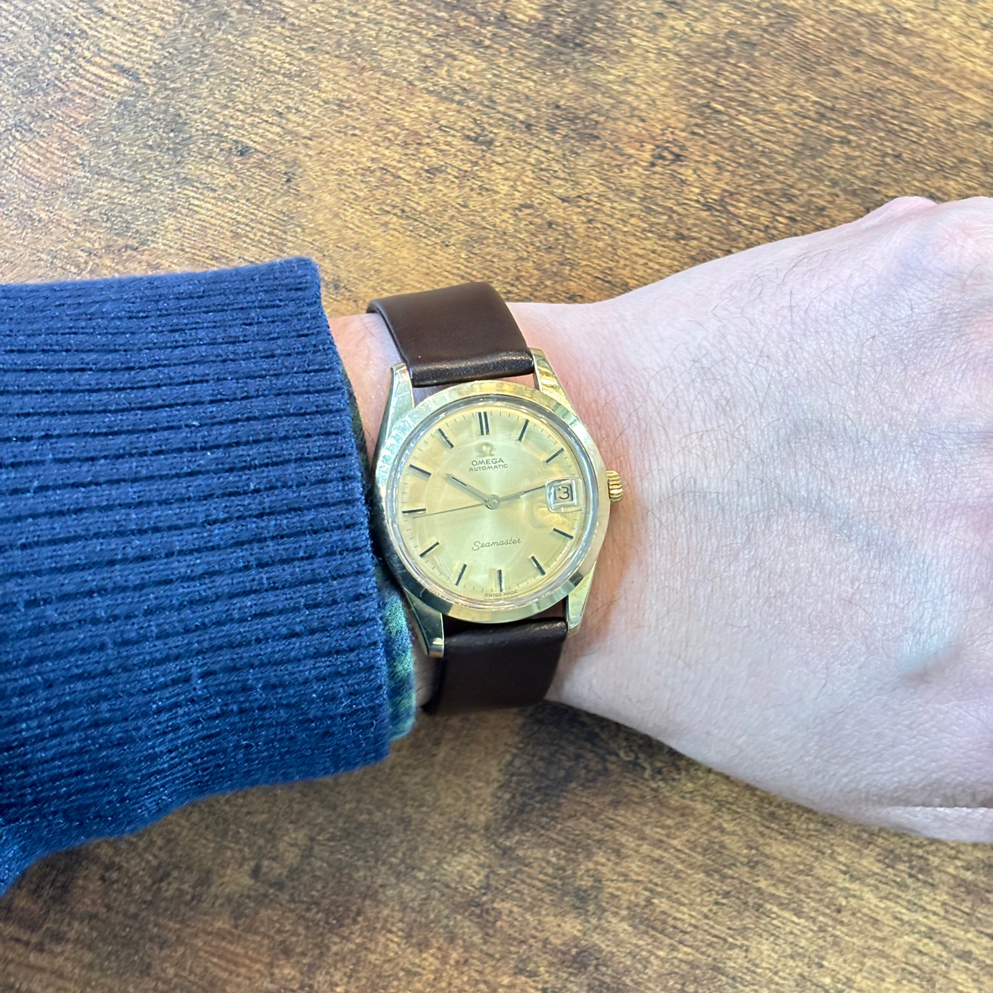 OMEGA / オメガ 腕時計 メンズ シーマスターデイト 自動巻き 1968年製 Ref.166.010
