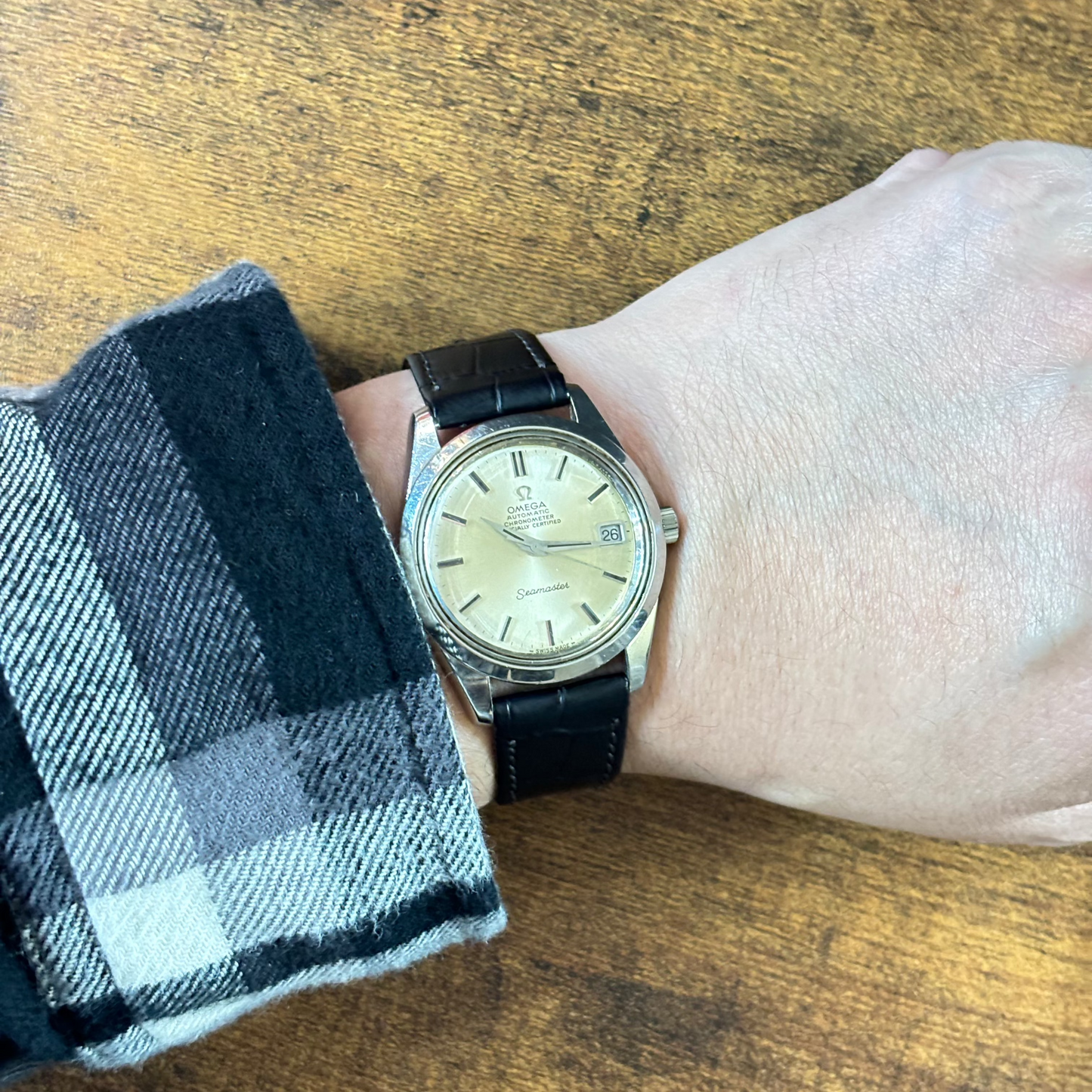 OMEGA / オメガ 腕時計 メンズ シーマスターデイト クロノメーター 自動巻き 1970年製 Ref.166.010