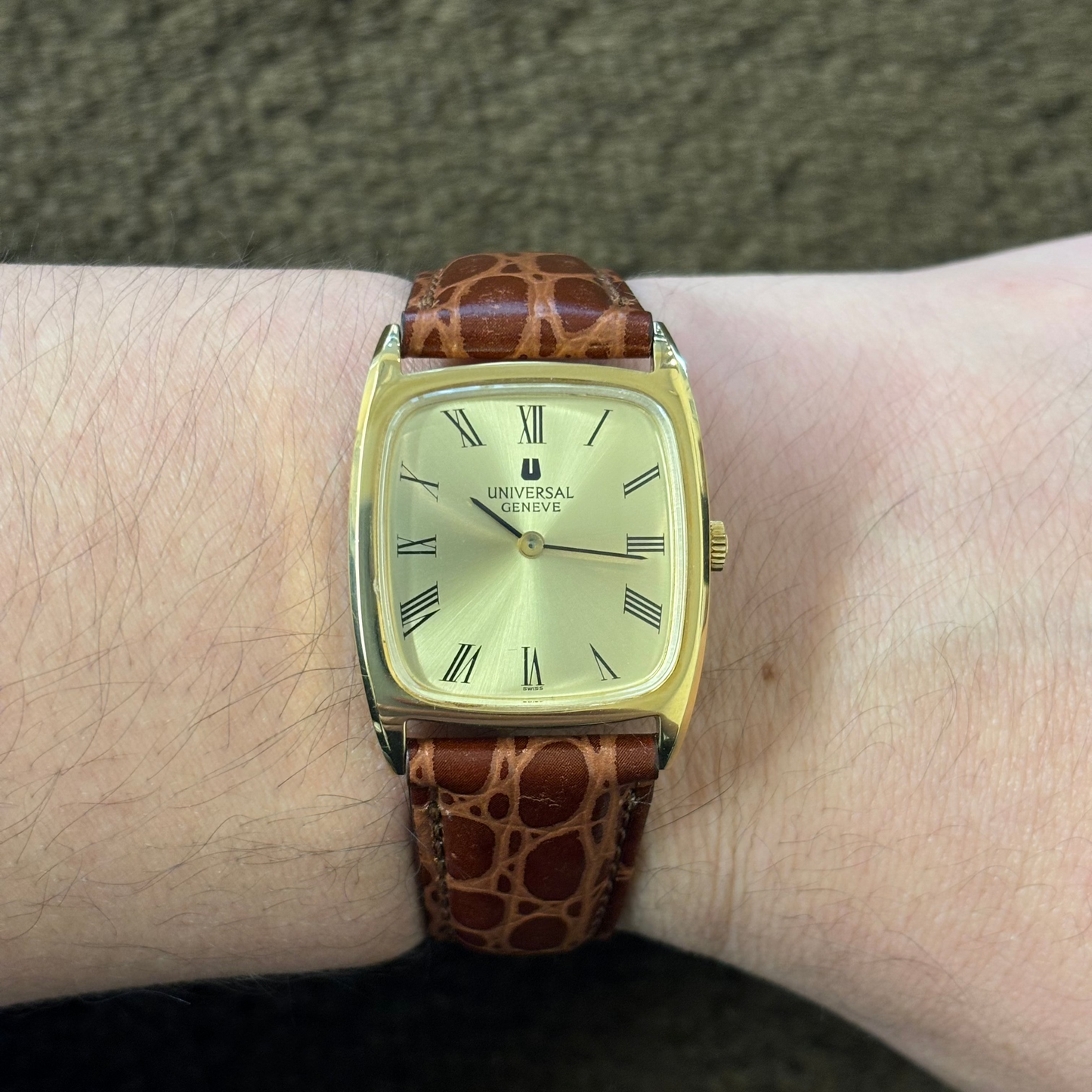 UNIVERSAL GENEVE / ユニバーサルジュネーブ 腕時計 メンズ 手巻き Ref.542114 1970年代