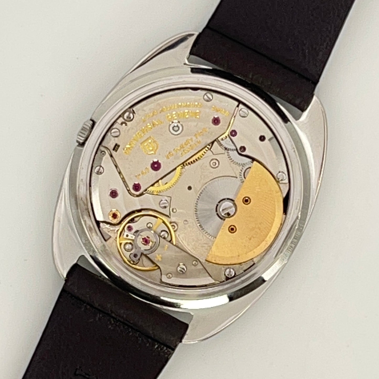 UNIVERSAL GENEVE / ユニバーサルジュネーブ White Shadow ホワイトシャドウ 1970s マイクローター Ref.867103
