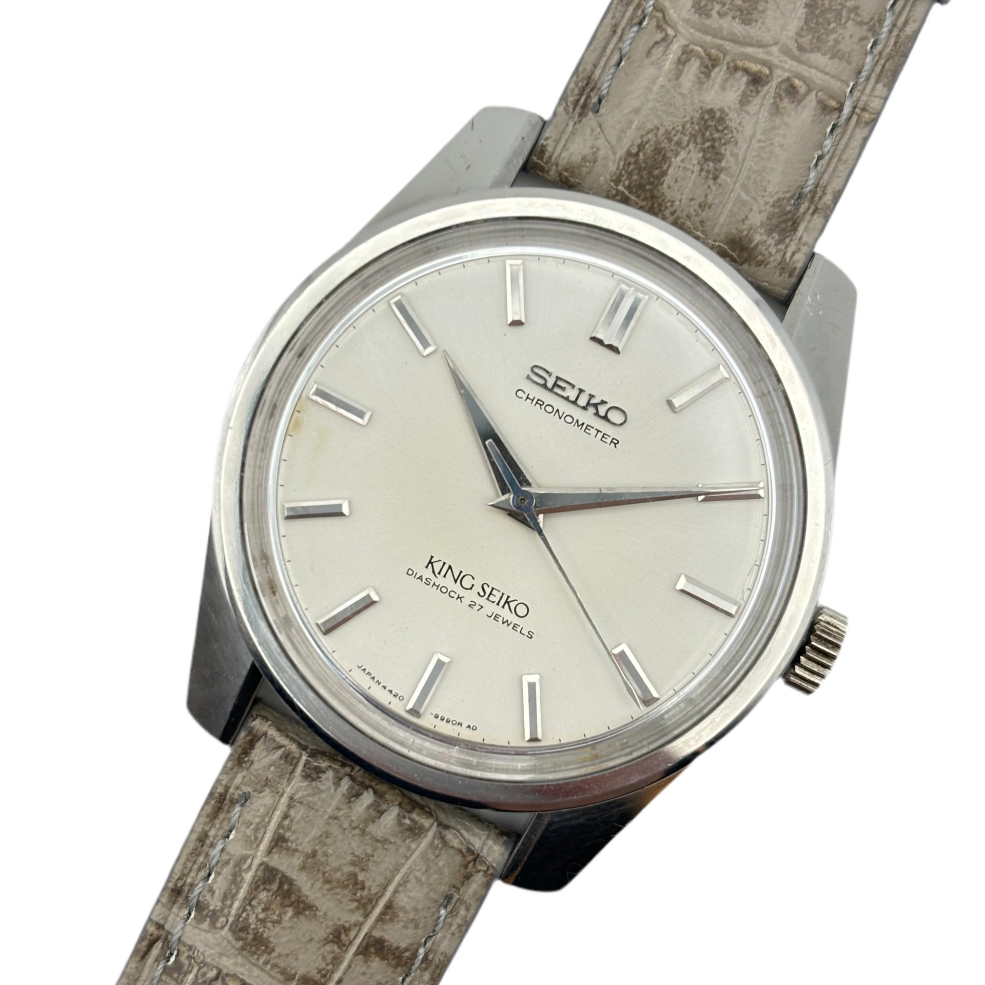 SEIKO KING SEIKO 4420-9990 筆記体クロノメータ希少 キングセイコー 筆記体クロノメーター 1965年製44KS 獅子メダリオン