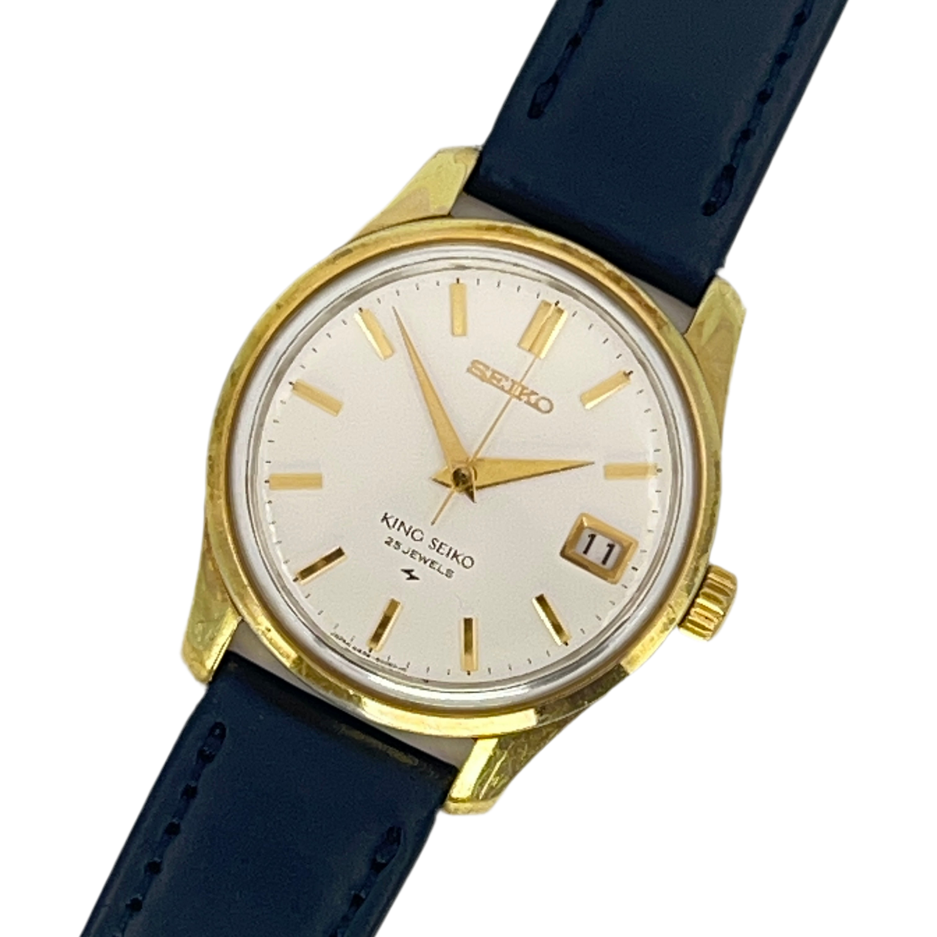 KING SEIKO キングセイコー 4402-8000 44KS キングセイコー 4402-8000 44KSデイト 後期型 亀戸メダリオン 手