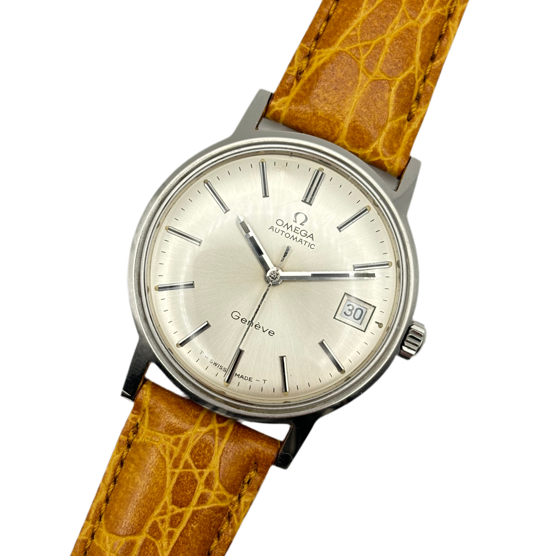 オメガ OMEGA Geneve 自動巻き時計 ゴールド ヴィンテージ動作確認 OMEGA / オメガ 腕時計 メンズ ジュネーブ 自動巻き 1971年製