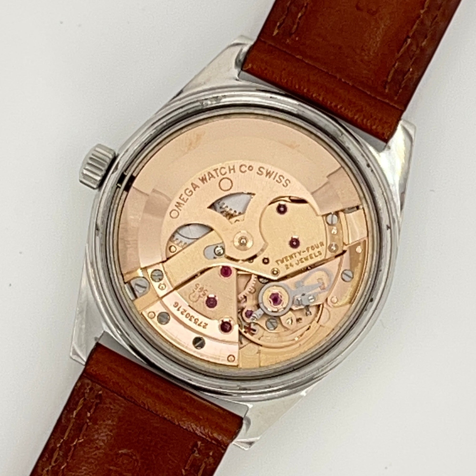 OMEGA / オメガ Geneve ジュネーブ Rare Red Hands & Indexes