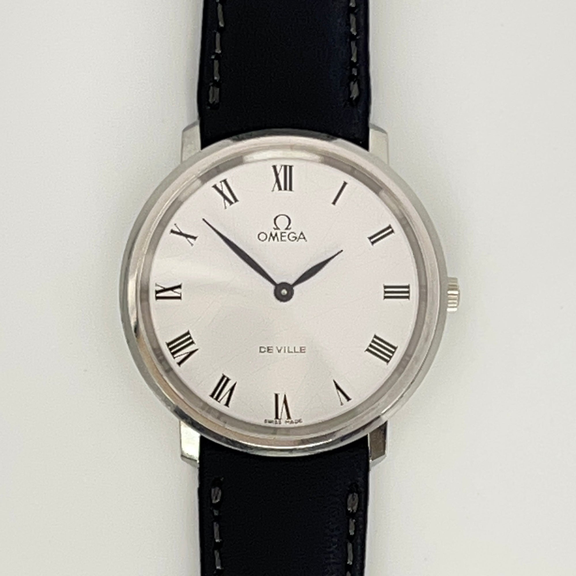 【商品説明お読みください】OMEGA DeVille 手巻き オメガ デ・ヴィル 1973年製 タンク 手巻き 金張り