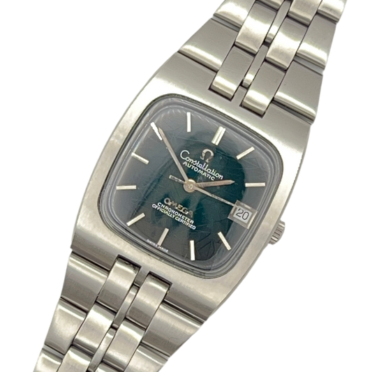 OMEGA / オメガ Constellation CHRONOMETER TV screen – deep green Dial コンステレーション 1960s 自動巻き Ref.168.047