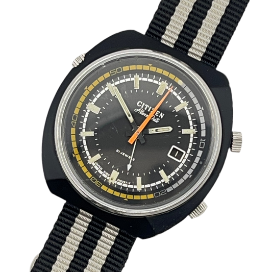 CITIZEN / シチズン Alarm Date アラームデイト ブラッキー 1970s 手巻き Ref.4-310179Y