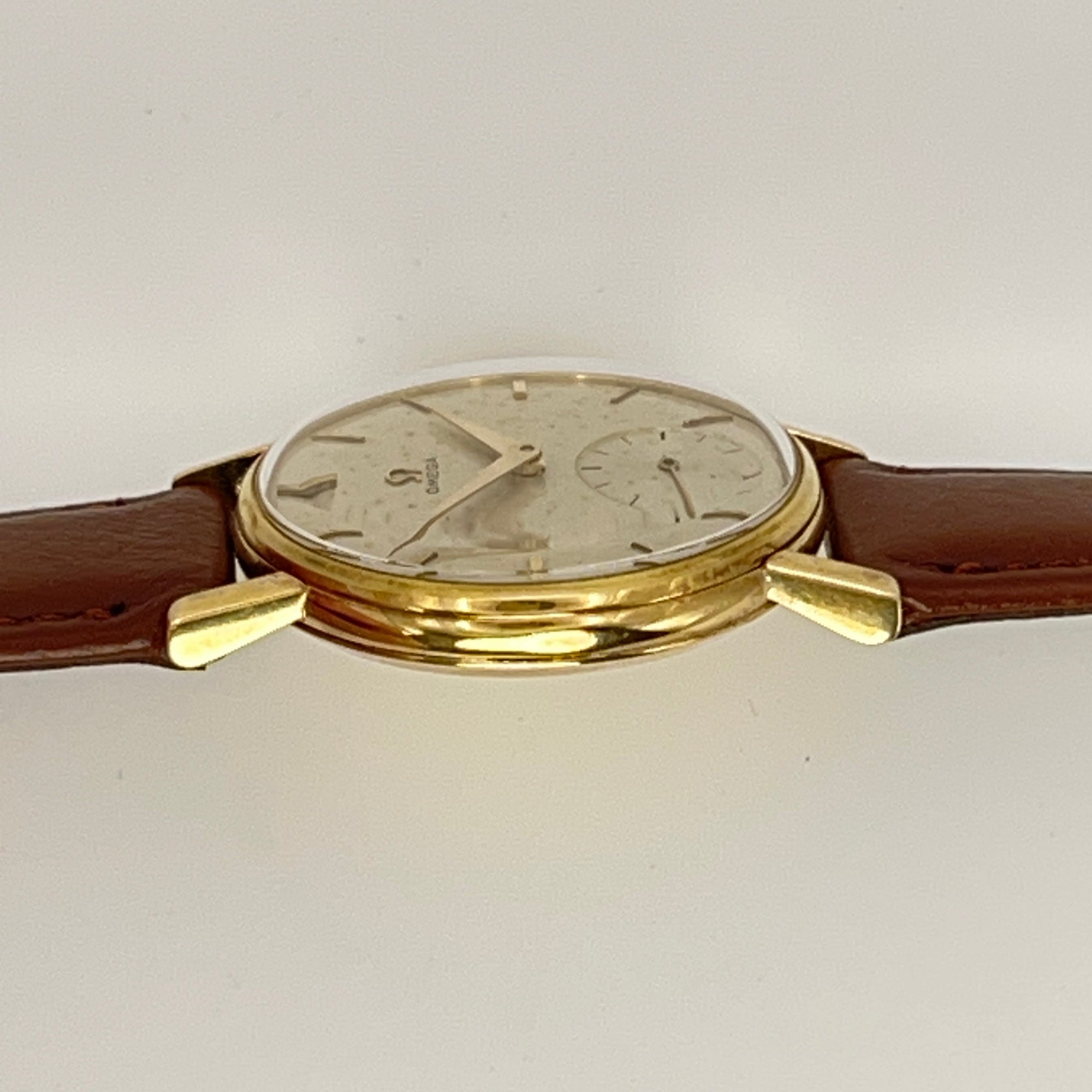 OMEGA / オメガ round 14K 0.585 30mm キャリバー 1958年 手巻き
