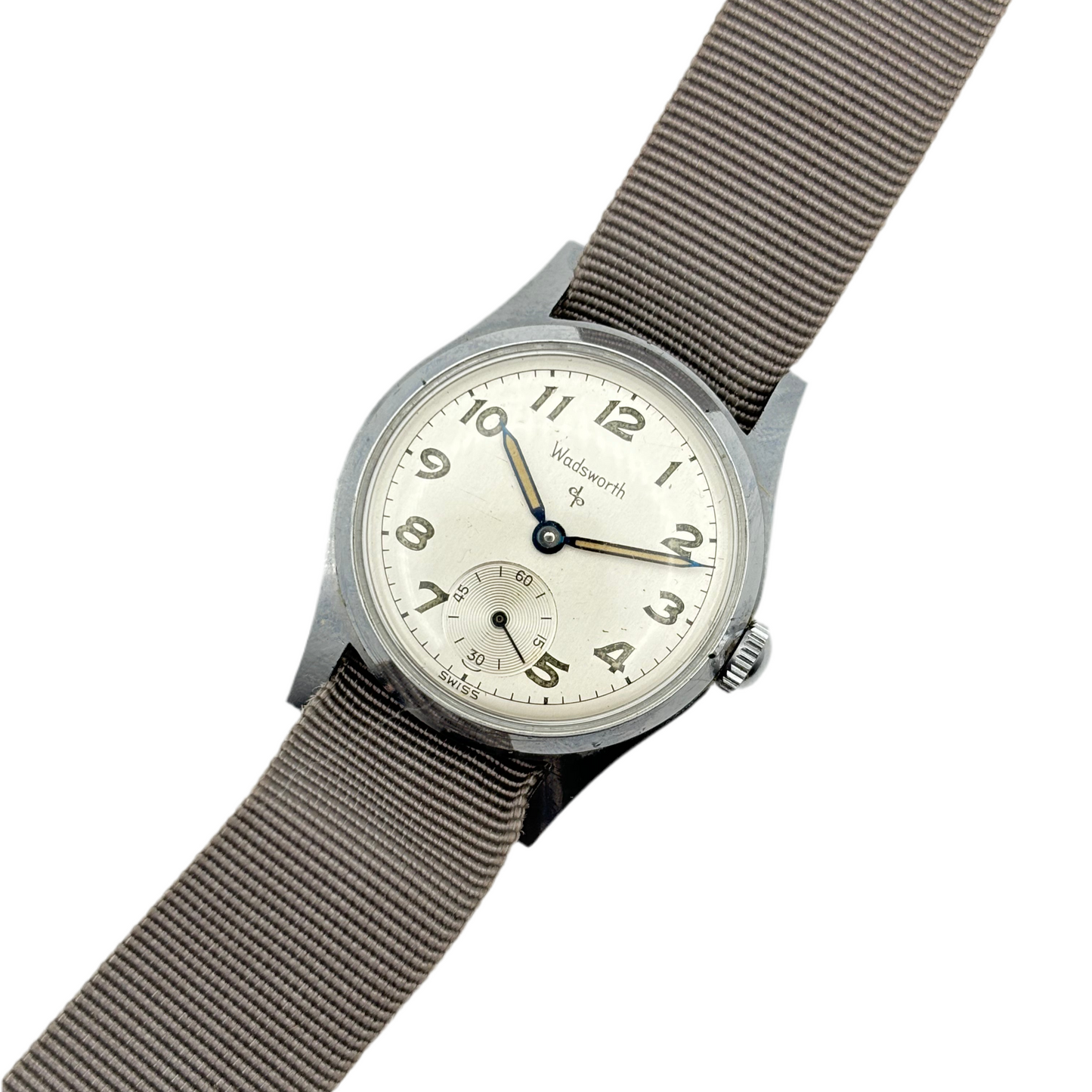 Wadsworth / ワズワース 腕時計 メンズ ミリタリー ラウンド 手巻き スモセコ  1940年代製  Ref.3071 Cal.1123