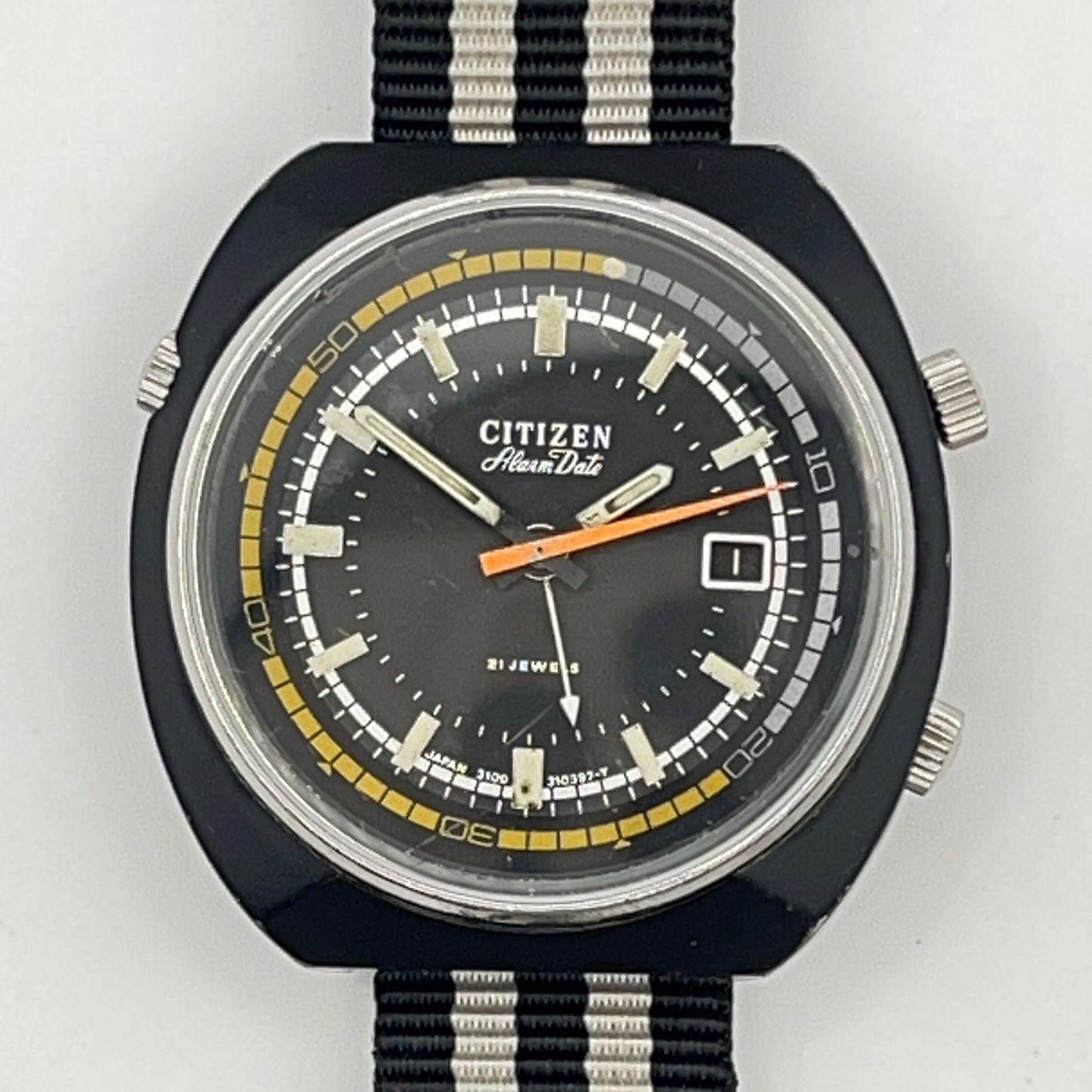 CITIZEN / シチズン Alarm Date アラームデイト ブラッキー 1970s 手巻き Ref.4-310179Y