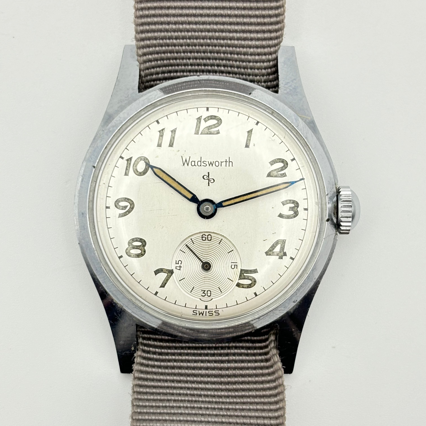 Wadsworth / ワズワース 腕時計 メンズ ミリタリー ラウンド 手巻き スモセコ  1940年代製  Ref.3071 Cal.1123