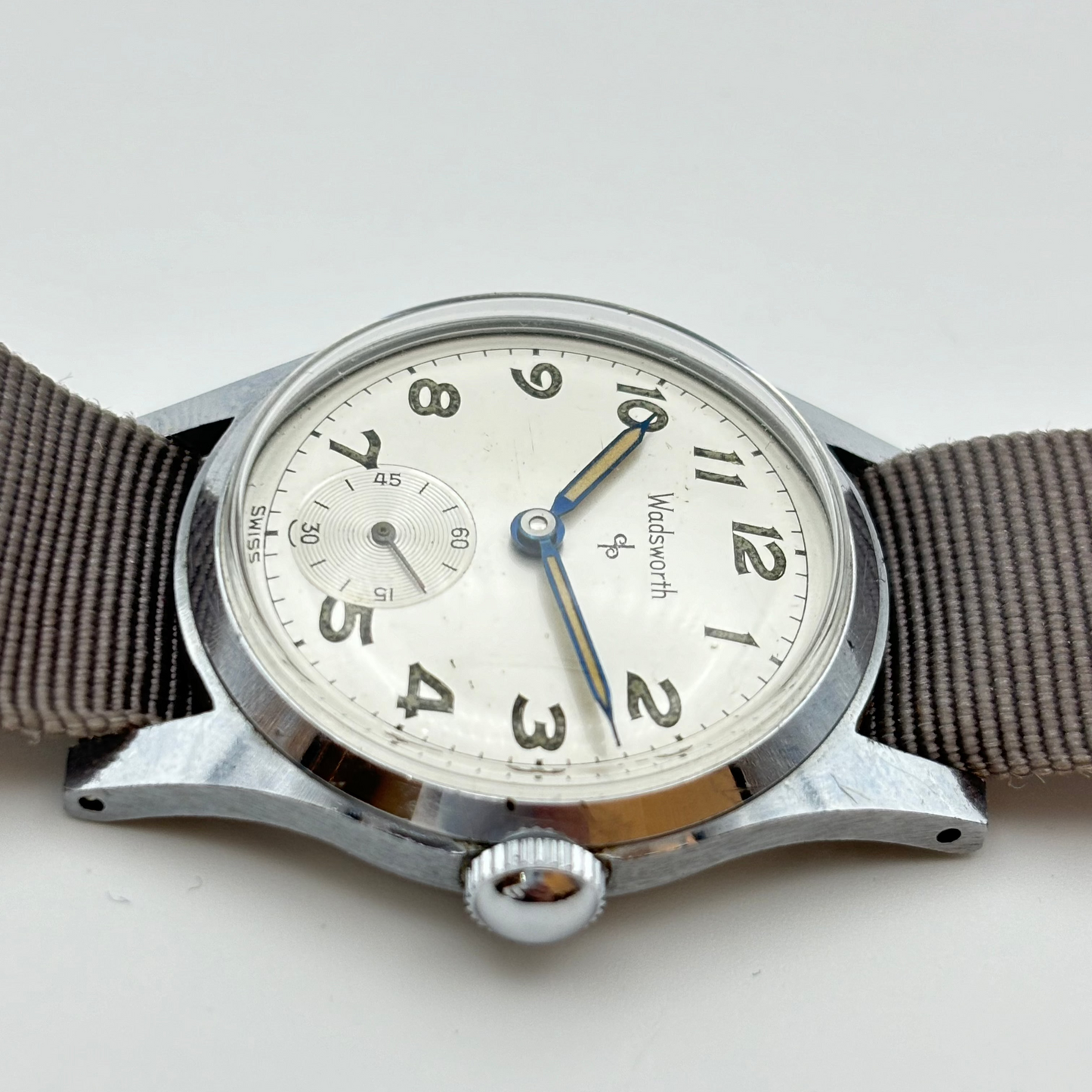Wadsworth / ワズワース 腕時計 メンズ ミリタリー ラウンド 手巻き スモセコ  1940年代製  Ref.3071 Cal.1123