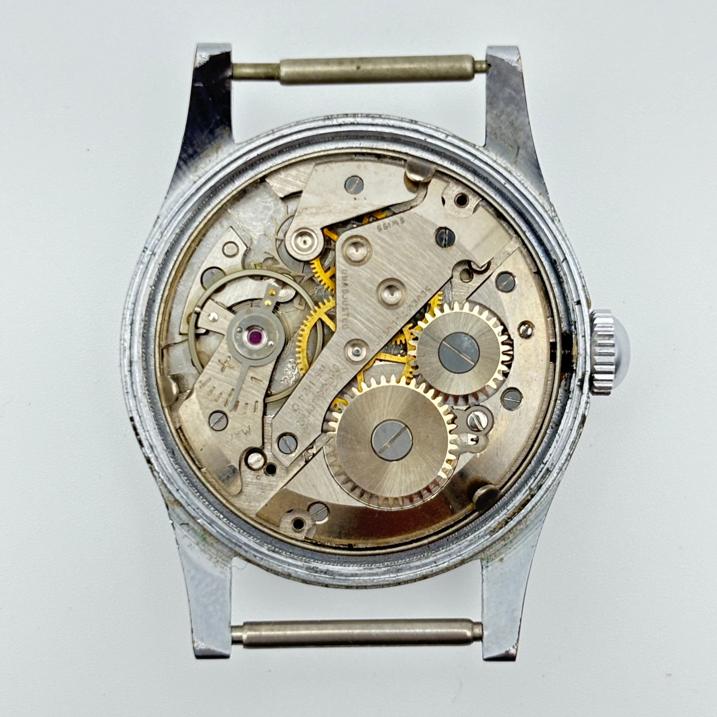 Wadsworth / ワズワース 腕時計 メンズ ミリタリー ラウンド 手巻き スモセコ  1940年代製  Ref.3071 Cal.1123