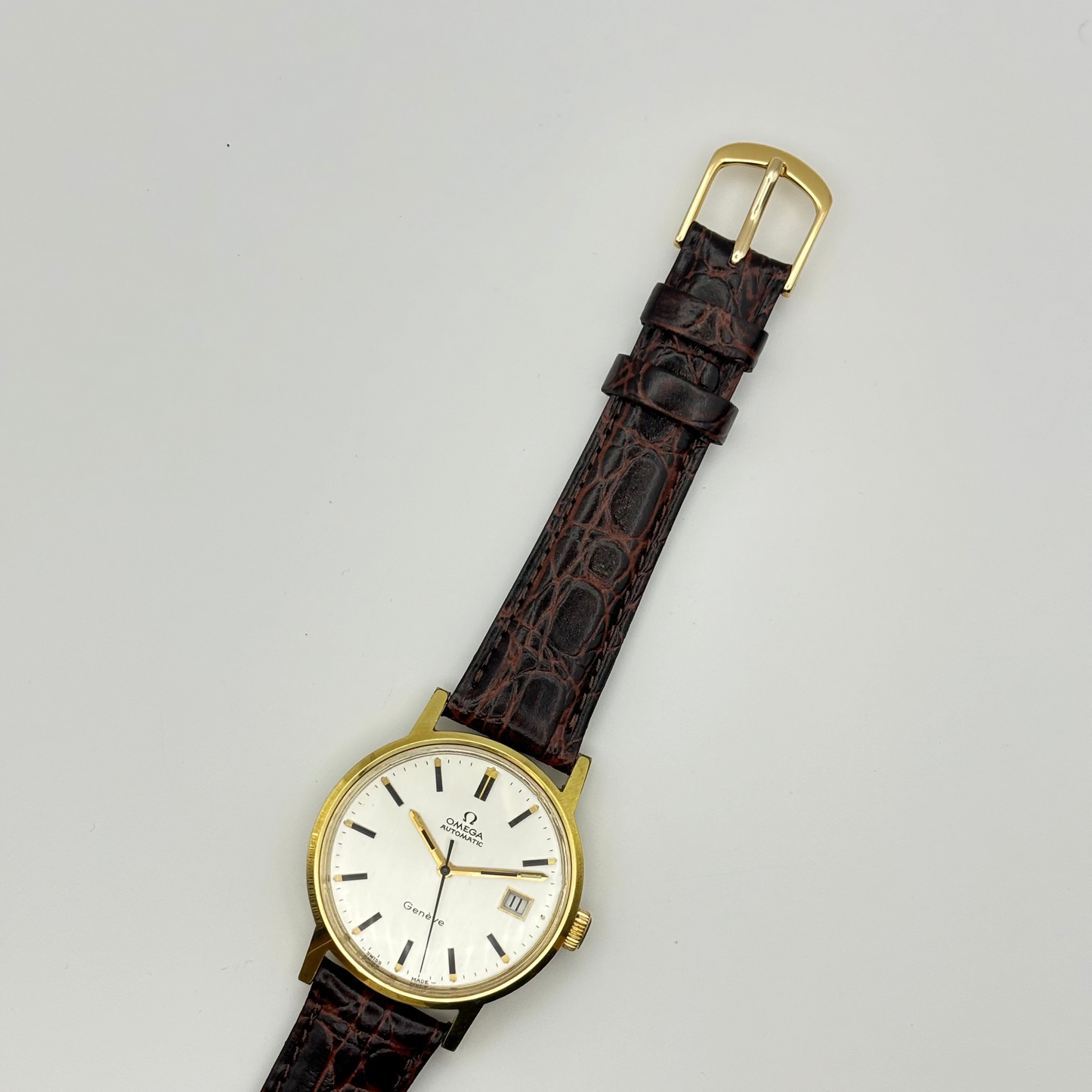 OMEGA / オメガ 腕時計 メンズ Geneve ジュネーブ ラウンド 自動巻き 1972年製 Ref.166.0098
