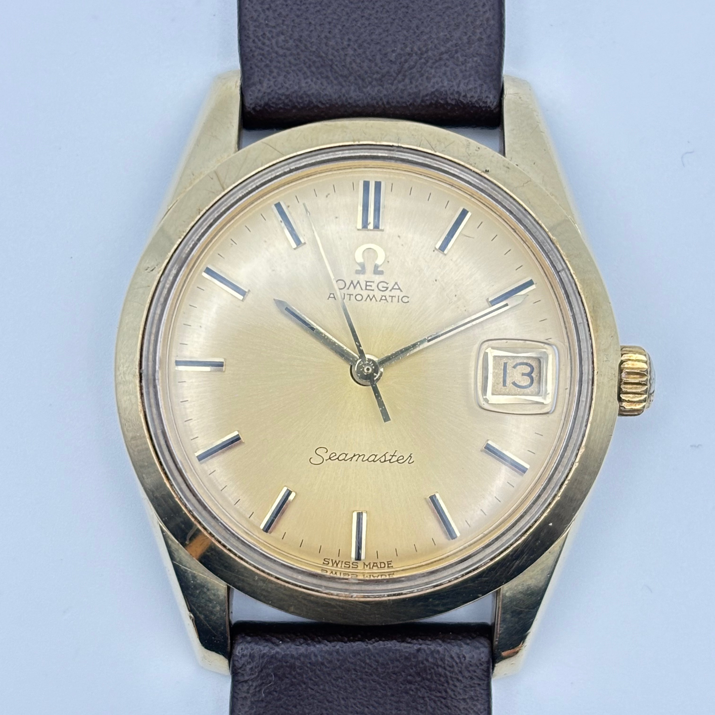 OMEGA / オメガ 腕時計 メンズ シーマスターデイト 自動巻き 1968年製 Ref.166.010