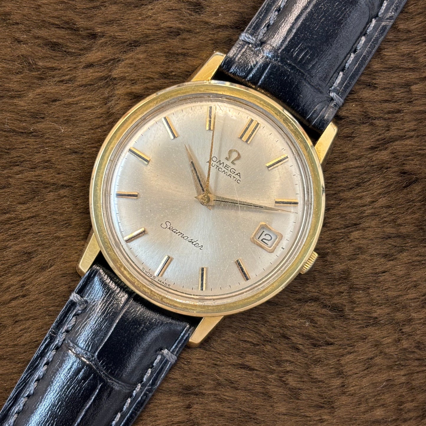 OMEGA / オメガ 腕時計 メンズ シーマスター K18 750 1965年製 自動巻き ラウンド Ref.166.003