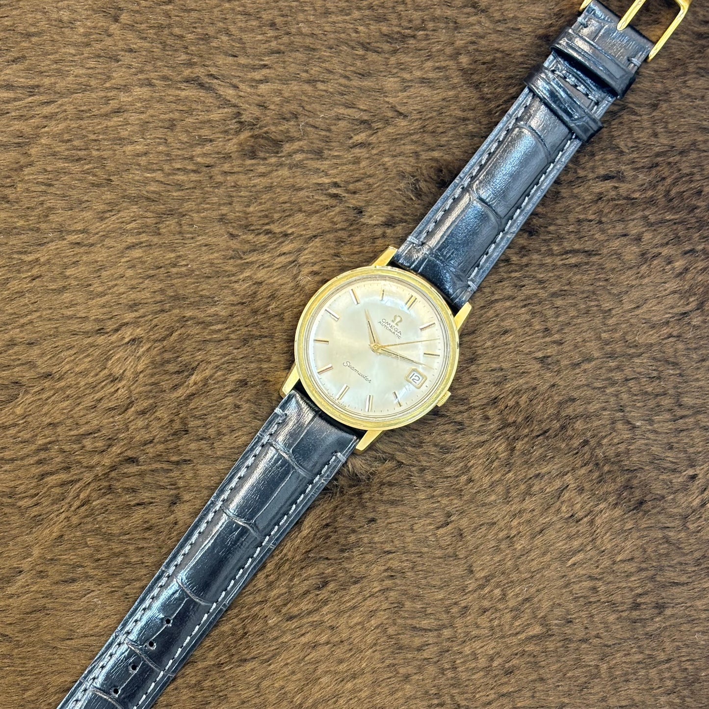 OMEGA / オメガ 腕時計 メンズ シーマスター K18 750 1965年製 自動巻き ラウンド Ref.166.003