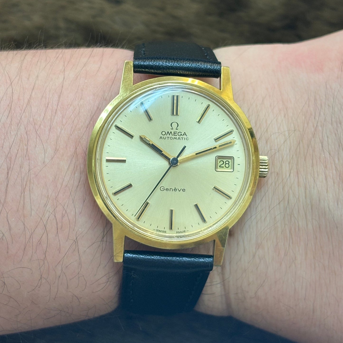 OMEGA / オメガ ジュネーブ ラウンド 1972年製 自動巻き  Ref.166.0163