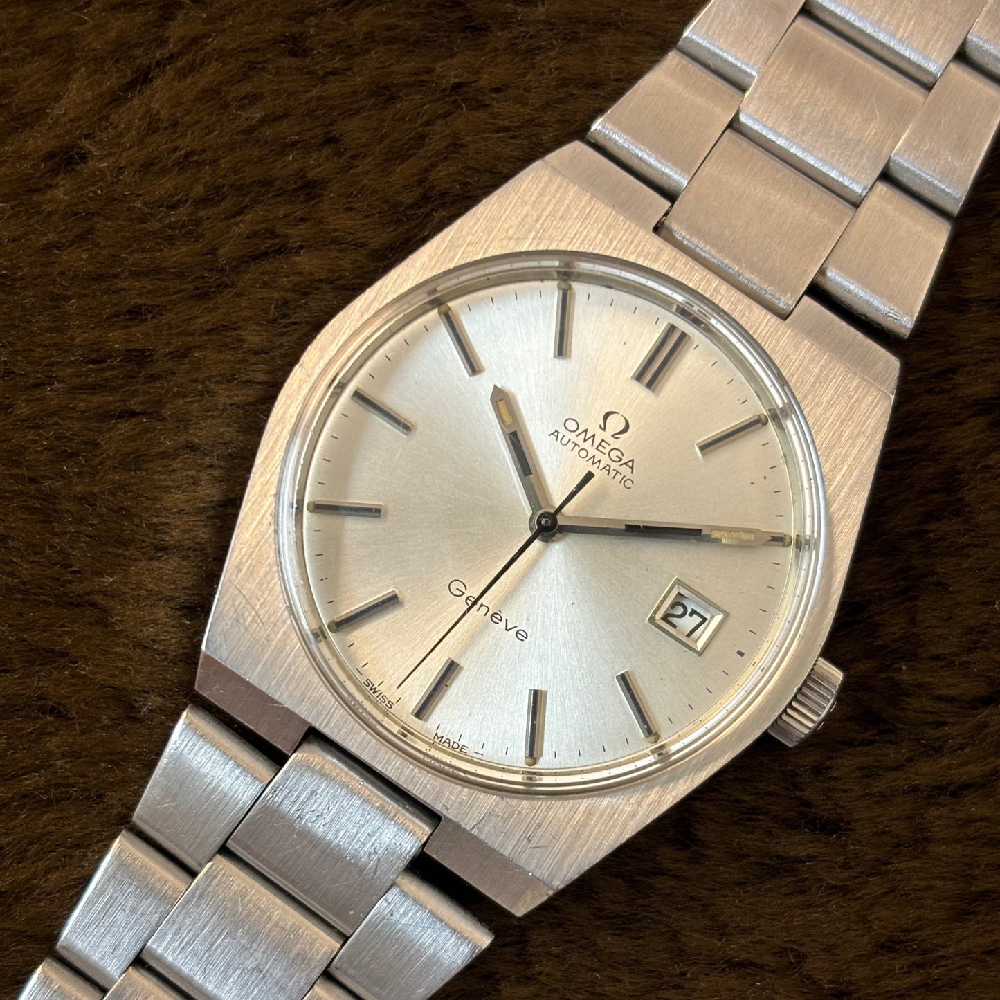 稼働】OMEGA オメガ GENEVE ジュネーブ 自動巻き 腕時計 オメガ 稼働】OMEGA オメガ GENEVE ジュネーブ 自動巻き 腕時計 オメガ