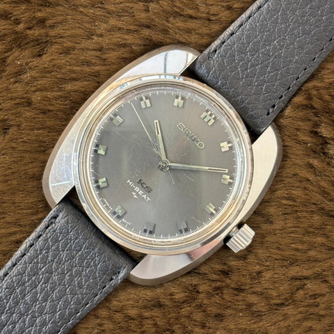 R*B様 SEIKO KS HI-BEAT メンズ時計 不動　ベルトなし SEIKO／KS・HI BEAT。CAP GOLD 45-8000 メンズ自動巻 - メルカリ