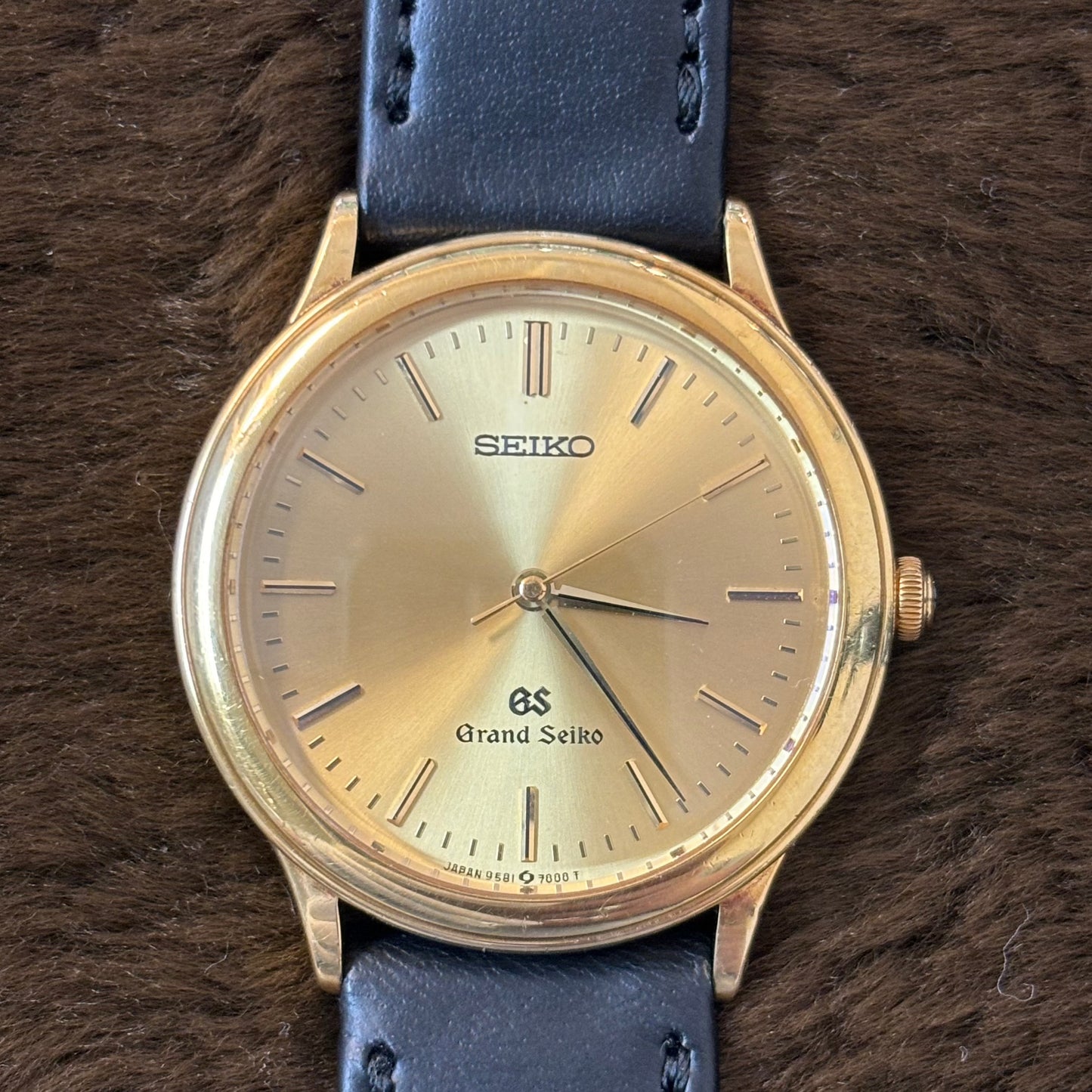 SEIKO / セイコー 腕時計 メンズ GS グランドセイコー K18 750 Ref.9581-7000 QZ 1989年製