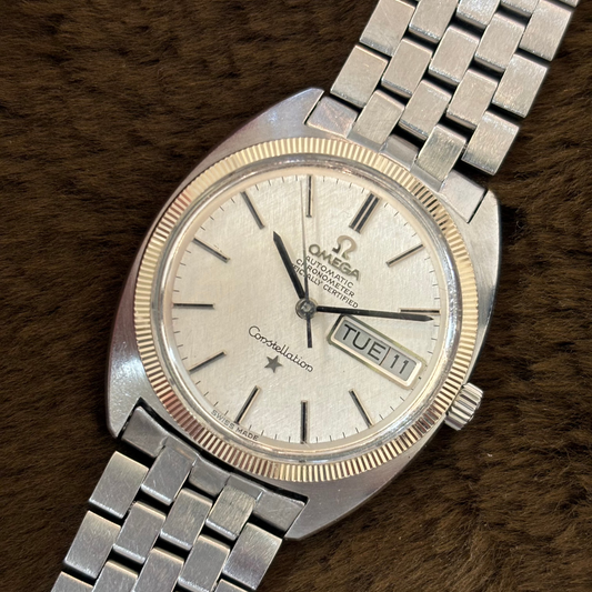 OMEGA / オメガ 腕時計 メンズ コンステレーション クロノメーター 自動巻き 1968年製 Ref.168.029 リネンダイアル