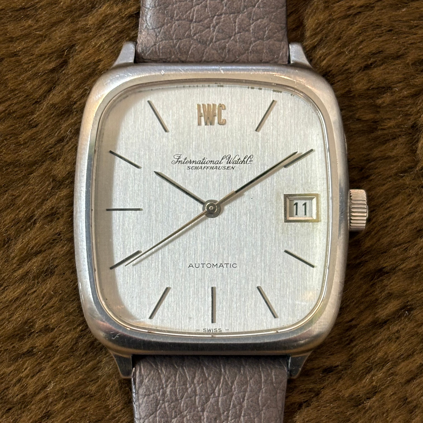 IWC シャフハウゼン 腕時計 メンズ 自動巻き Ref.582.379 Cal.C.3254 スクエア ルクルトムーブ