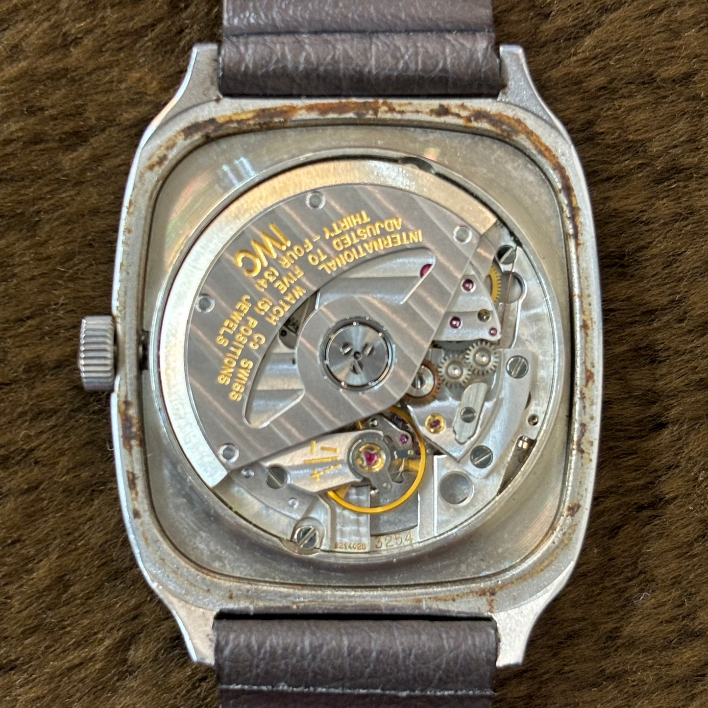 IWC シャフハウゼン 腕時計 メンズ 自動巻き Ref.582.379 Cal.C.3254 スクエア ルクルトムーブ