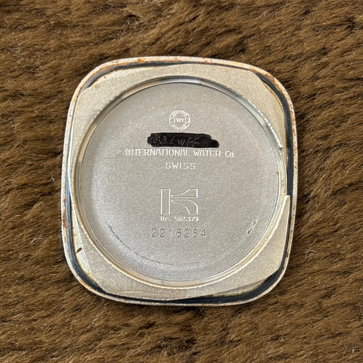 IWC シャフハウゼン 腕時計 メンズ 自動巻き Ref.582.379 Cal.C.3254 スクエア ルクルトムーブ