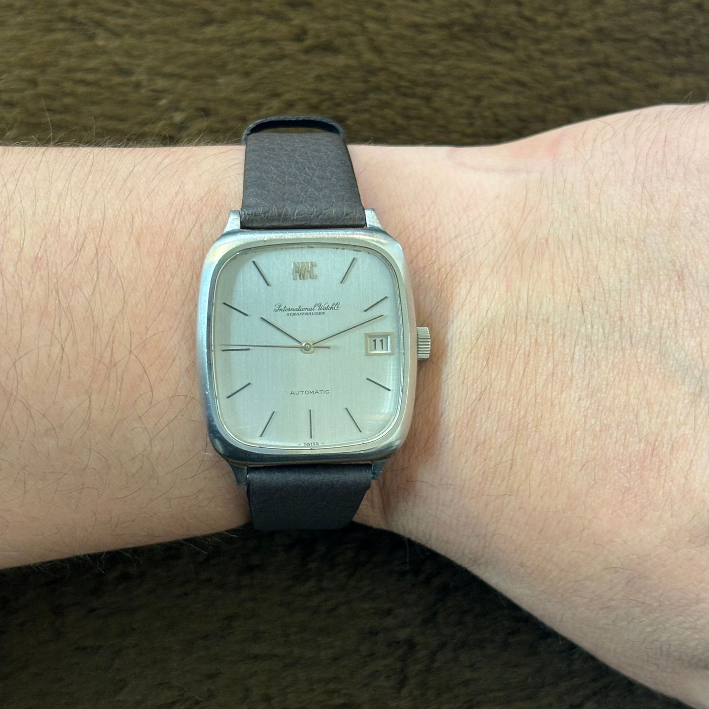 IWC シャフハウゼン 腕時計 メンズ 自動巻き Ref.582.379 Cal.C.3254 スクエア ルクルトムーブ