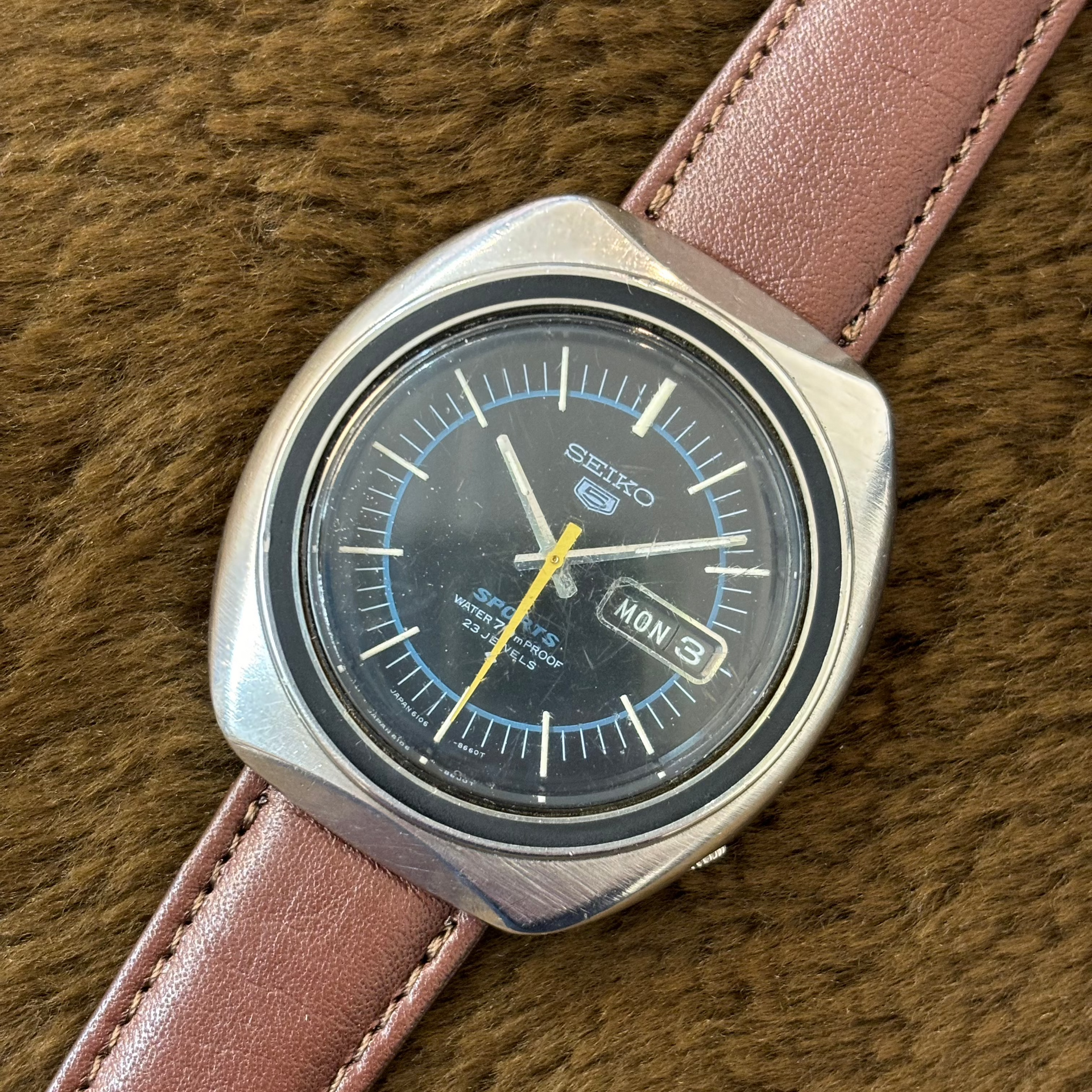 SEIKO 6106-8560 スポーツクォーツ自動巻き腕時計 SEIKO / セイコー 腕時計 メンズ 5スポーツ Ref.6106-8560 自動巻き