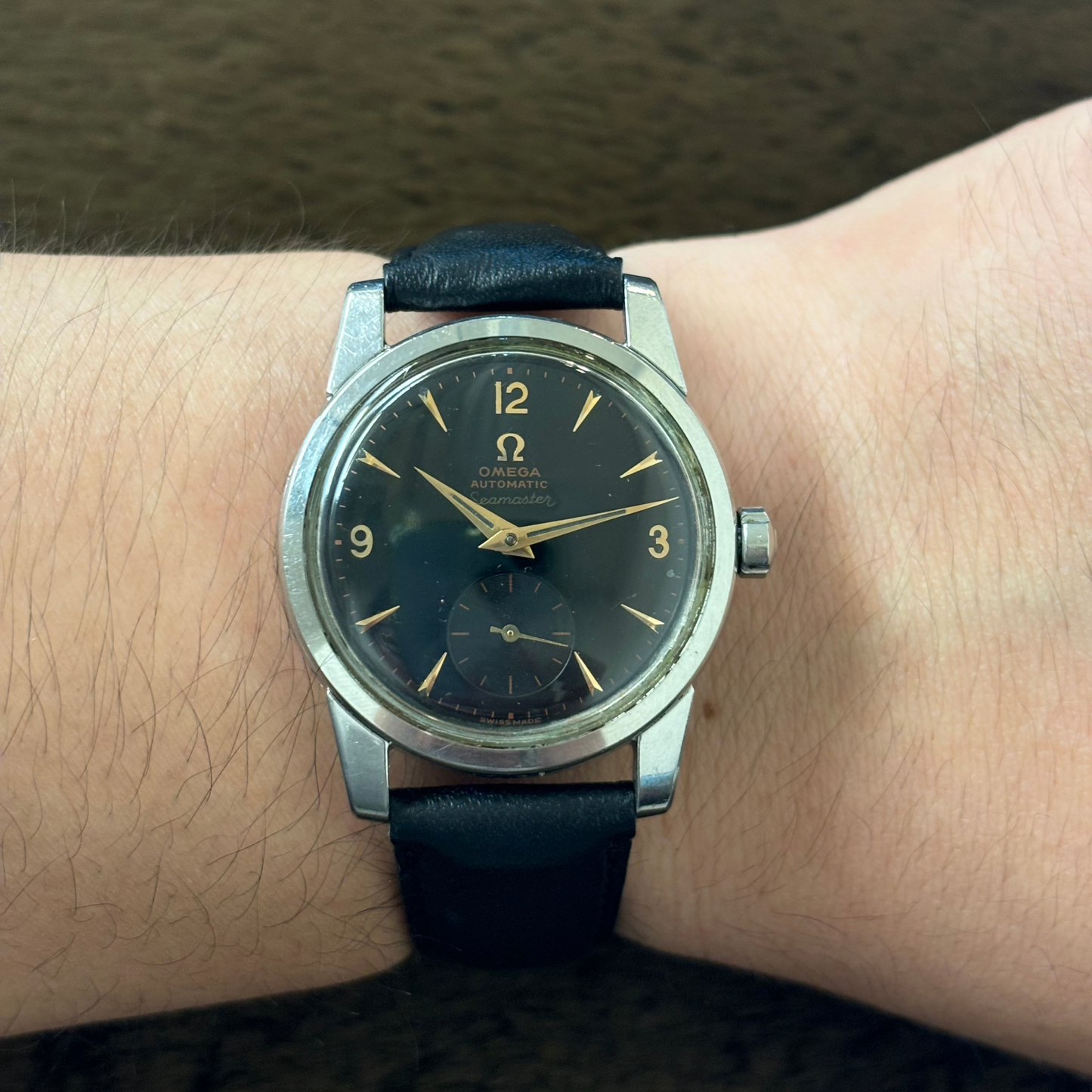 OMEGA / オメガ 腕時計 メンズ シーマスター スモセコ 自動巻き 1957年製 Ref.2846-2848