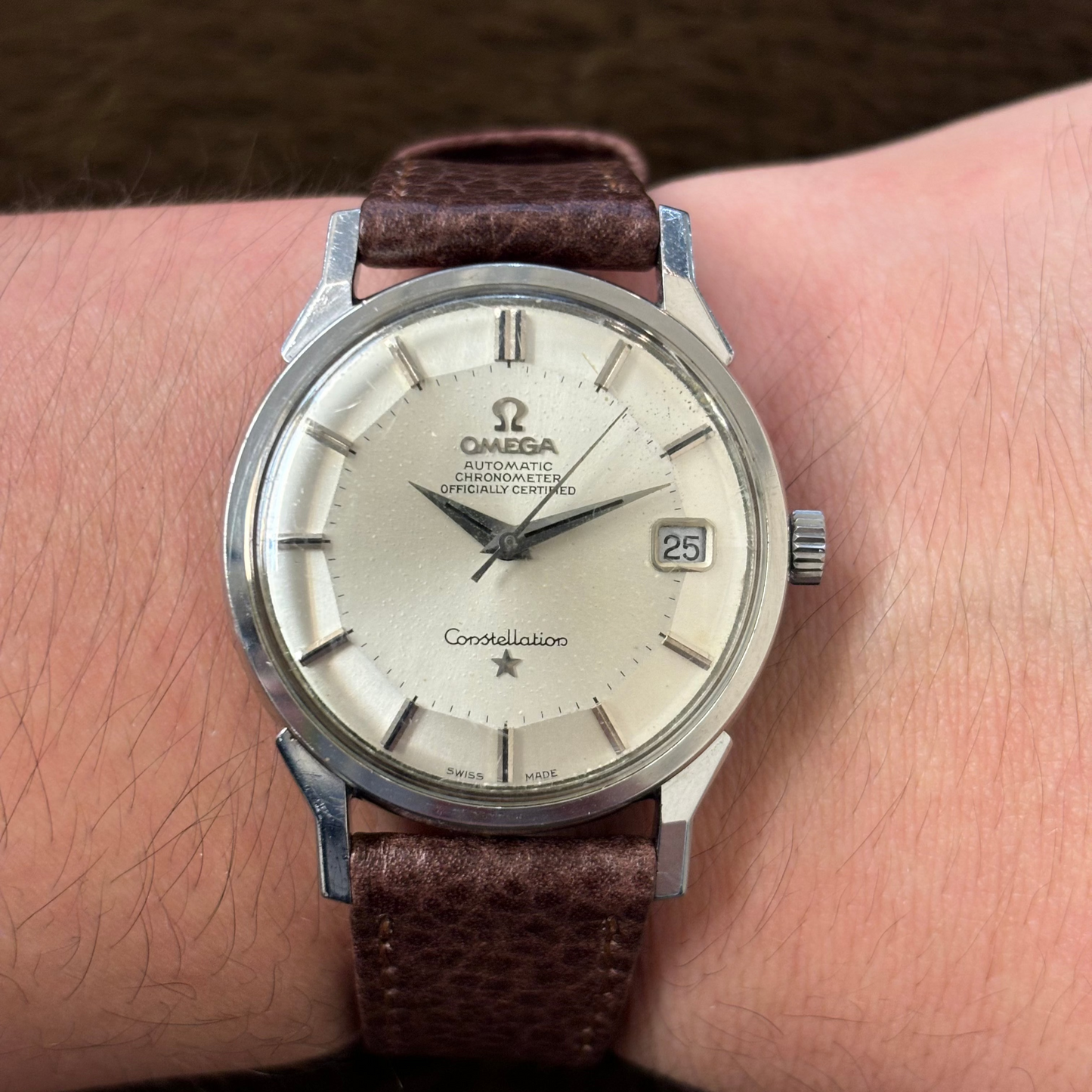 OMEGA / オメガ 腕時計 メンズ コンステレーション クロノメーター 12角 自動巻き 1966年製 Ref.168.005