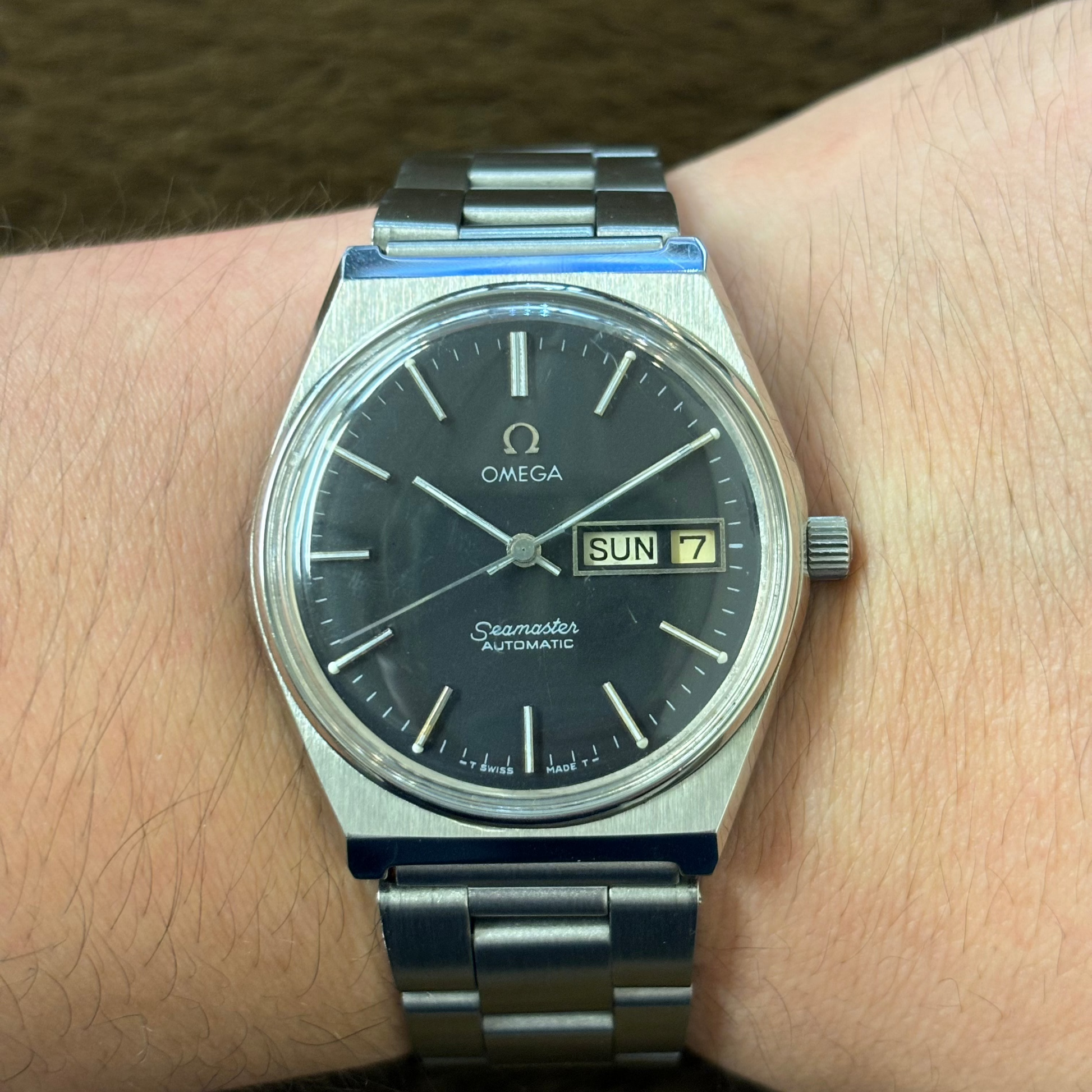 OMEGA / オメガ 腕時計 メンズ シーマスター デイデイト 自動巻き 1977 OMEGA / オメガ 腕時計 メンズ シーマスター デイデイト 自動巻き 1977