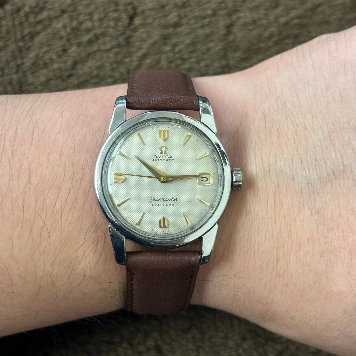 OMEGA / オメガ 腕時計 メンズ シーマスター カレンダー  自動巻き 1955年製 Ref.2849-1SC