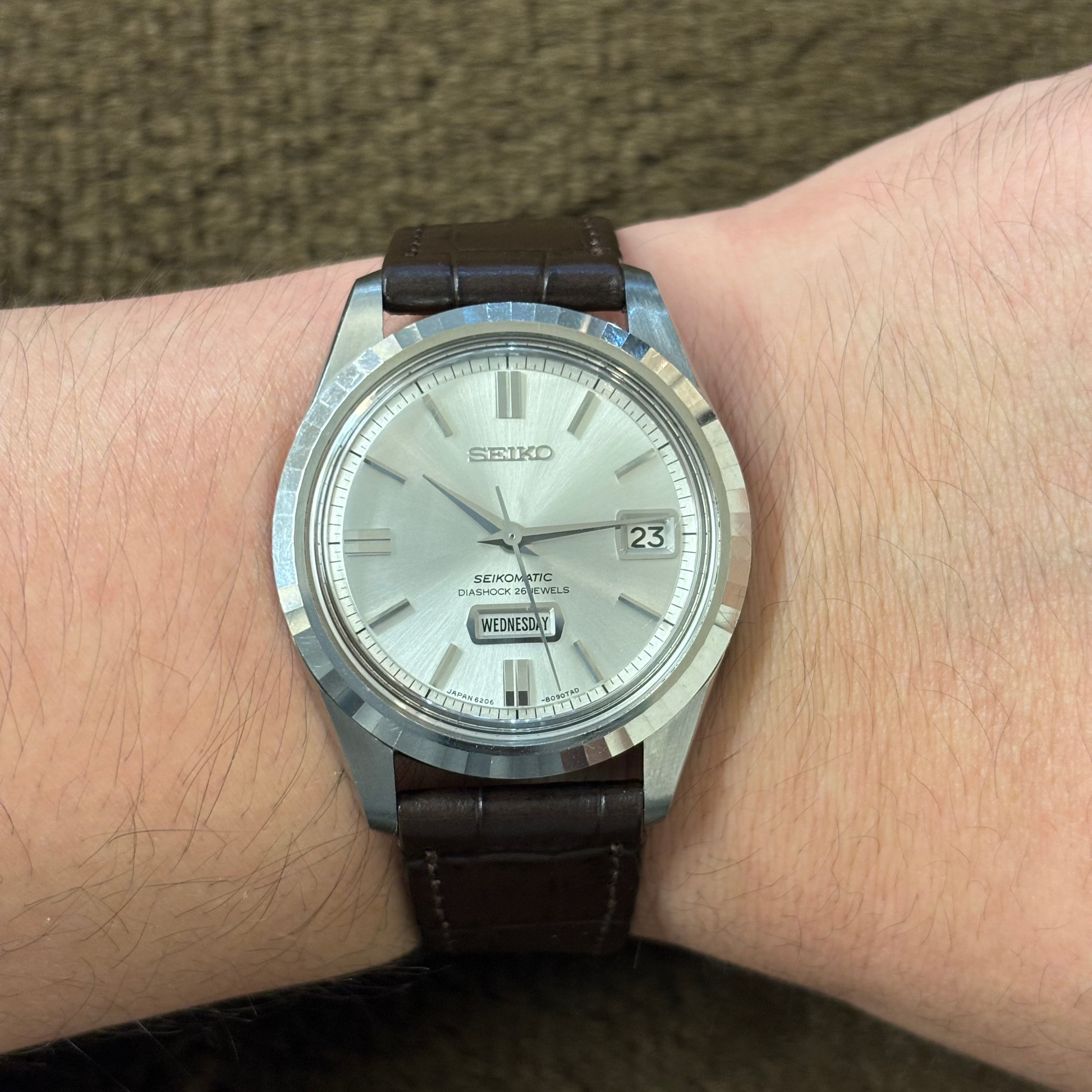 SEIKO セイコーマチック 6206-8100 自動巻 精度良好】SEIKO SEIKO セイコーマチック 6206-8100 自動巻 精度良好】SEIKO