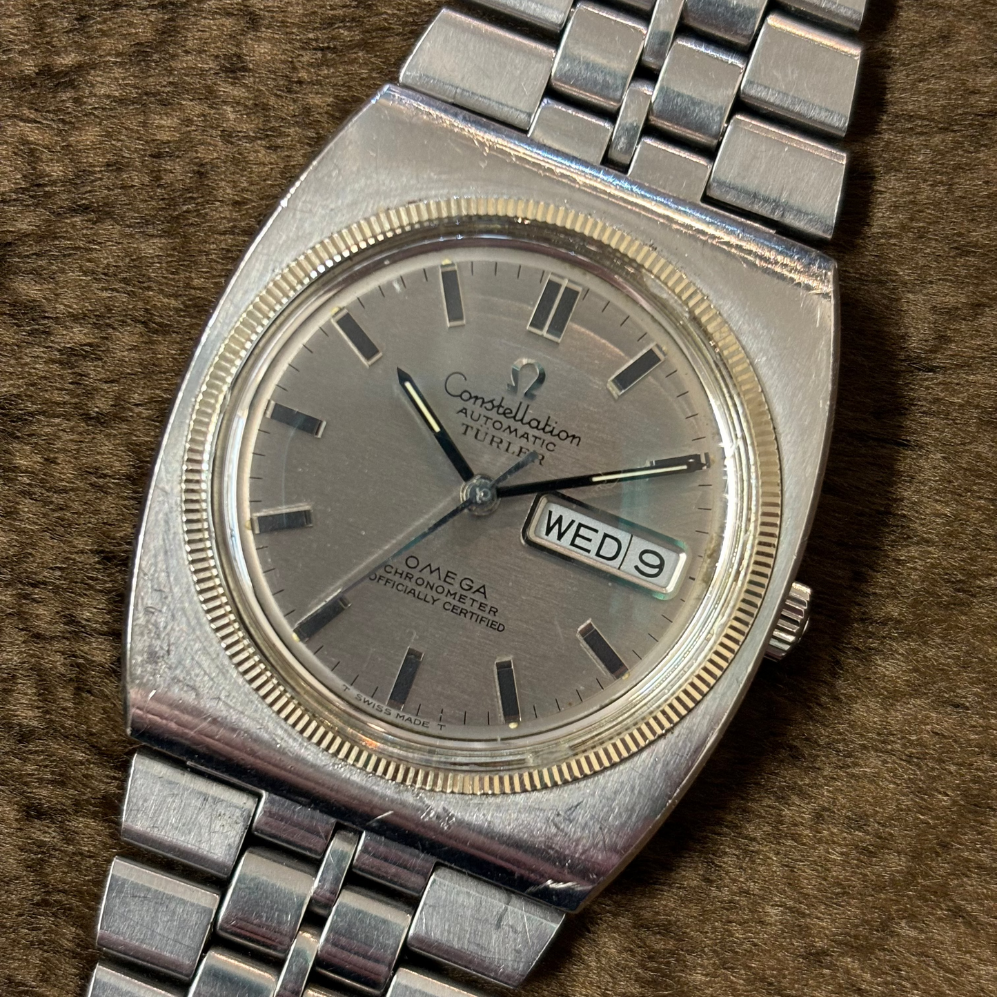 OMEGA / オメガ 腕時計 メンズ コンステレーション インテグレート チューラWネーム 自動巻き 1970年製 Ref.168.041