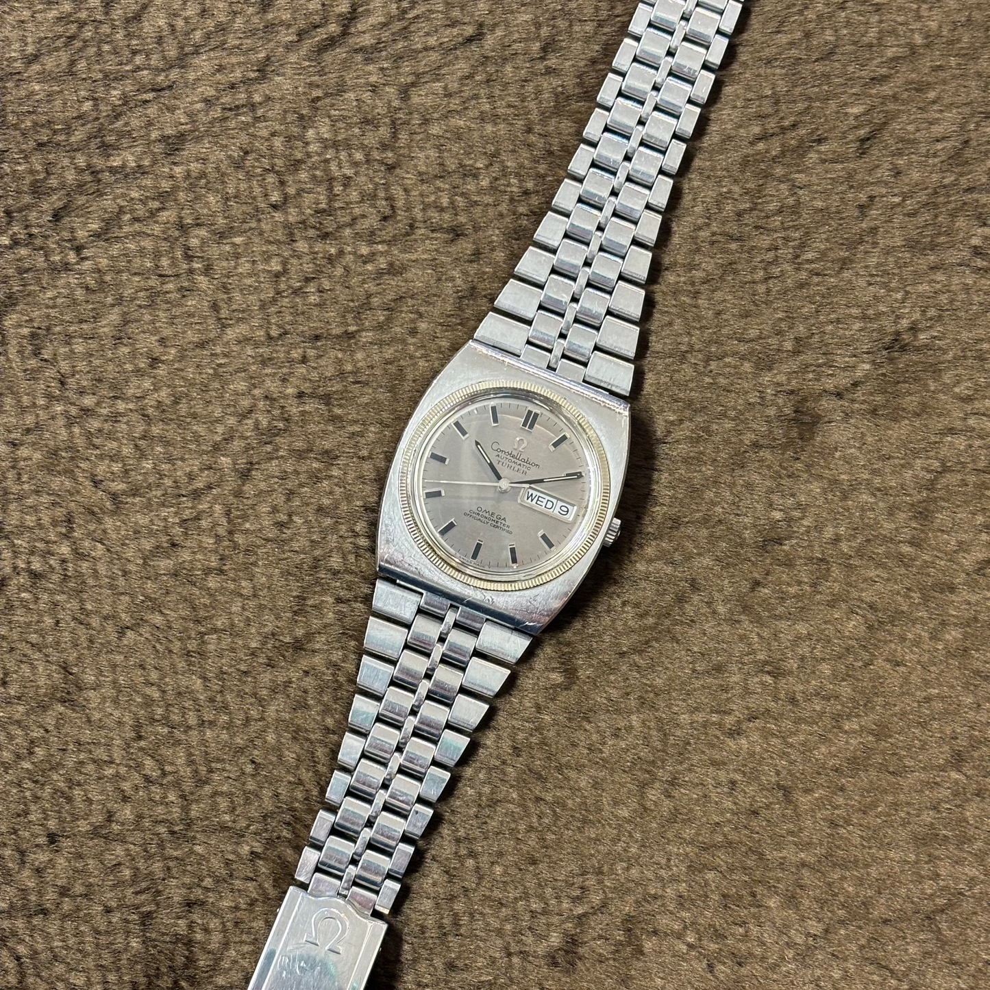 OMEGA / オメガ 腕時計 メンズ コンステレーション インテグレート チューラWネーム 自動巻き 1970年製 Ref.168.041