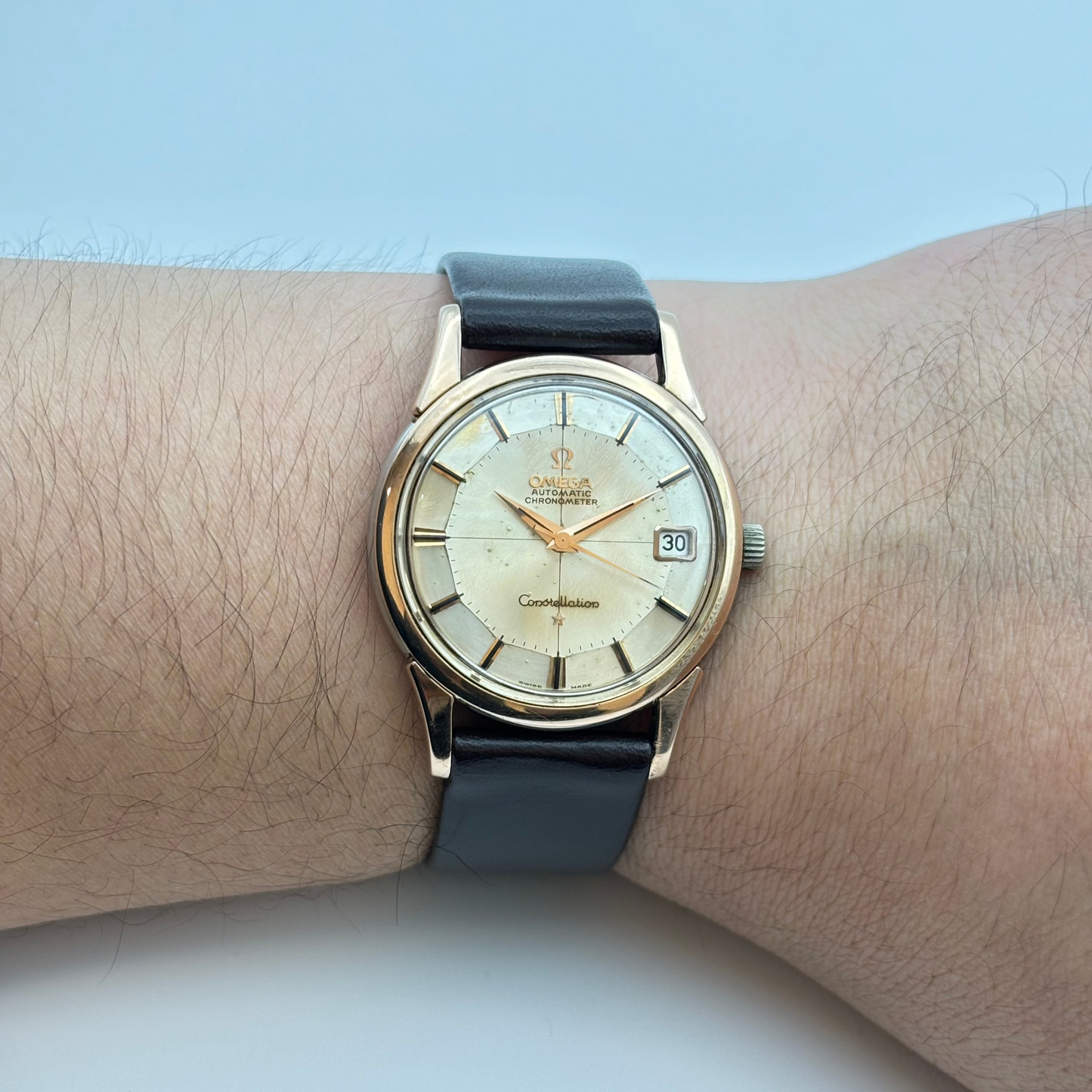 OMEGA / オメガ 腕時計 メンズ コンステレーション クロノメーター 12角 自動巻き 1961年製 Ref.14393.61SC