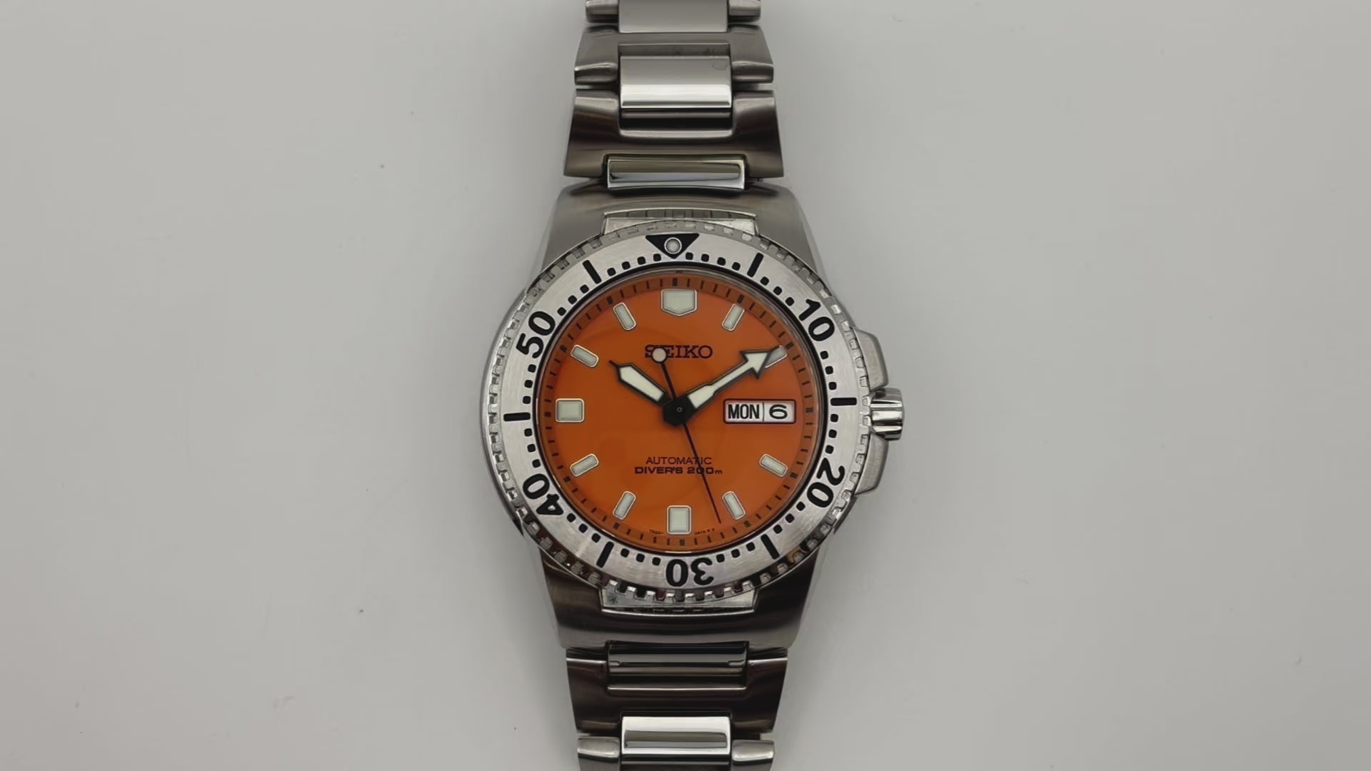 希少レアーSEIKO ORENGENIGHT自動巻7s26-01x0 DIVER 希少レアーSEIKO ORENGENIGHT自動巻7s26-01x0 DIVER
