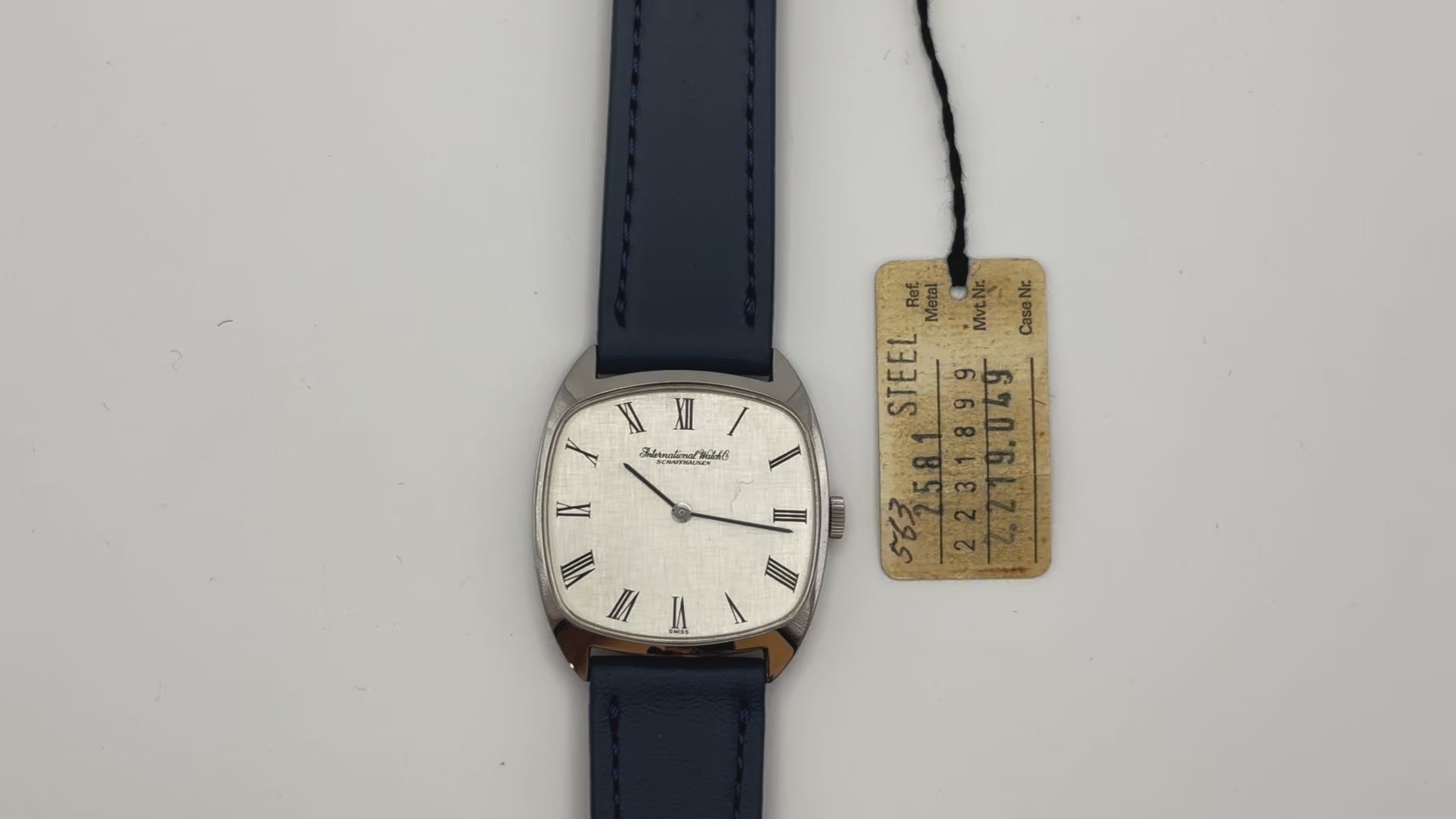 OH済 IWC シャフハウゼン 手巻き Cal.89 3針 アナログ メンズ